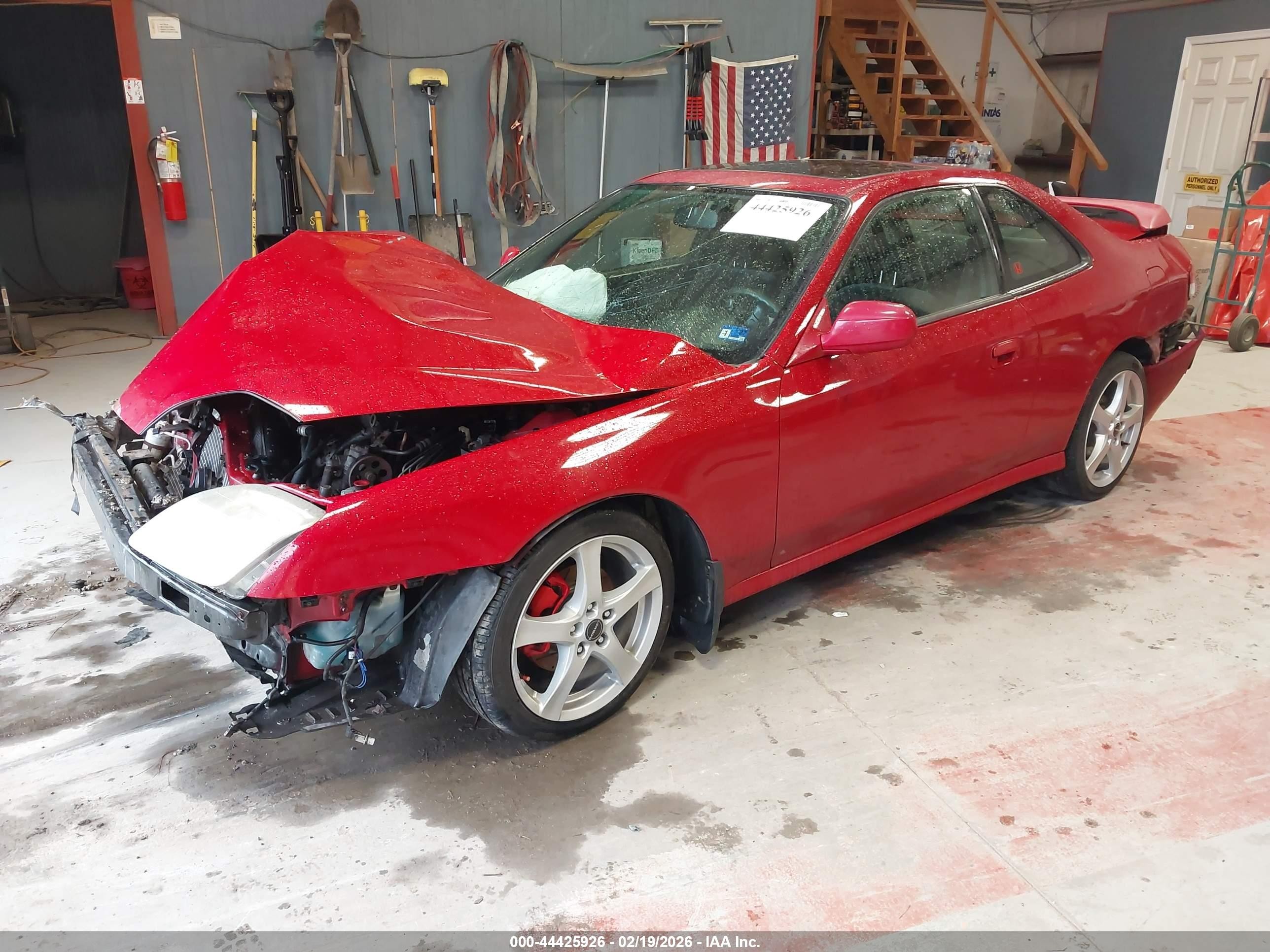 1997 Honda Prelude Sh Красный vin: JHMBB6150VC008443