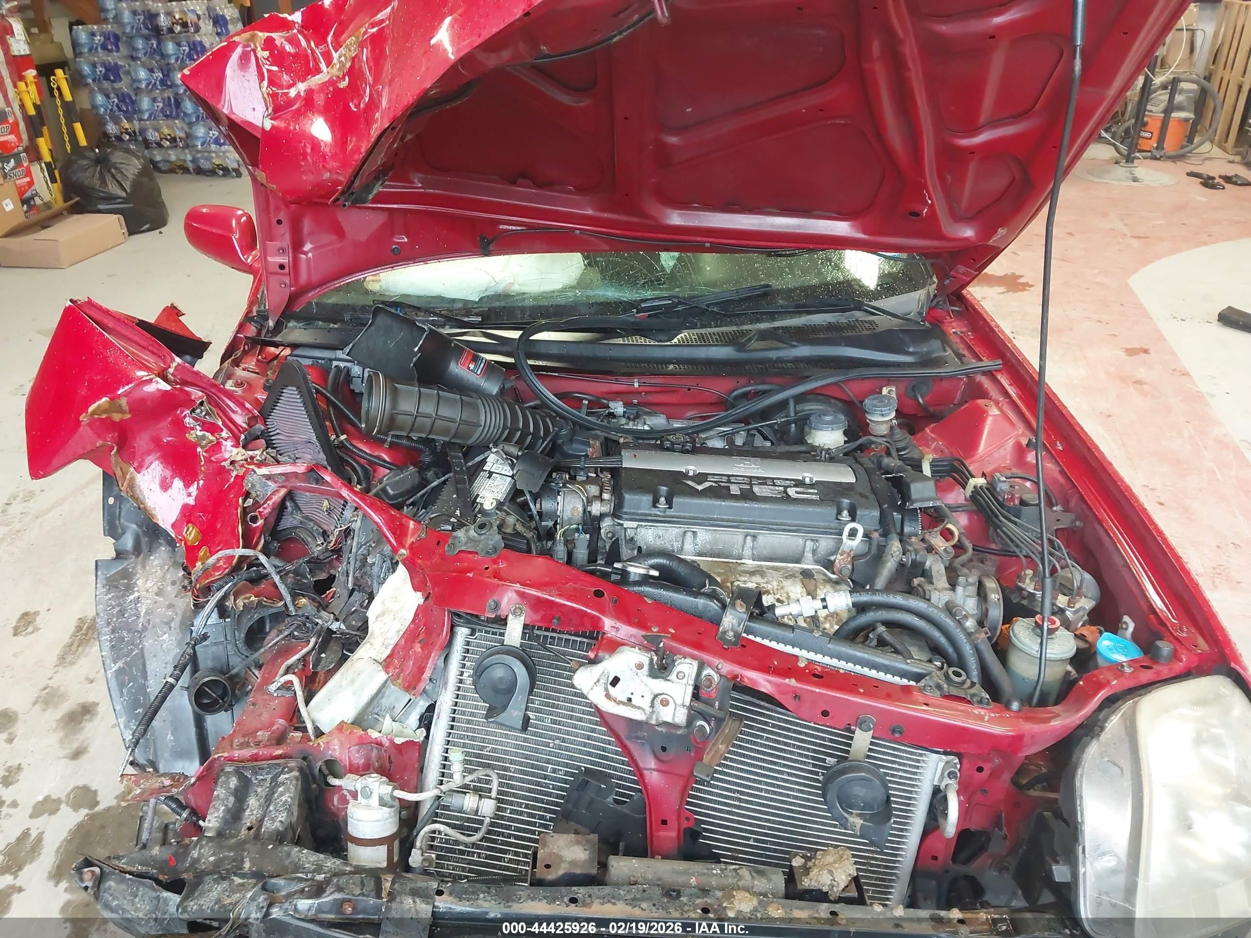 1997 Honda Prelude Sh Красный vin: JHMBB6150VC008443