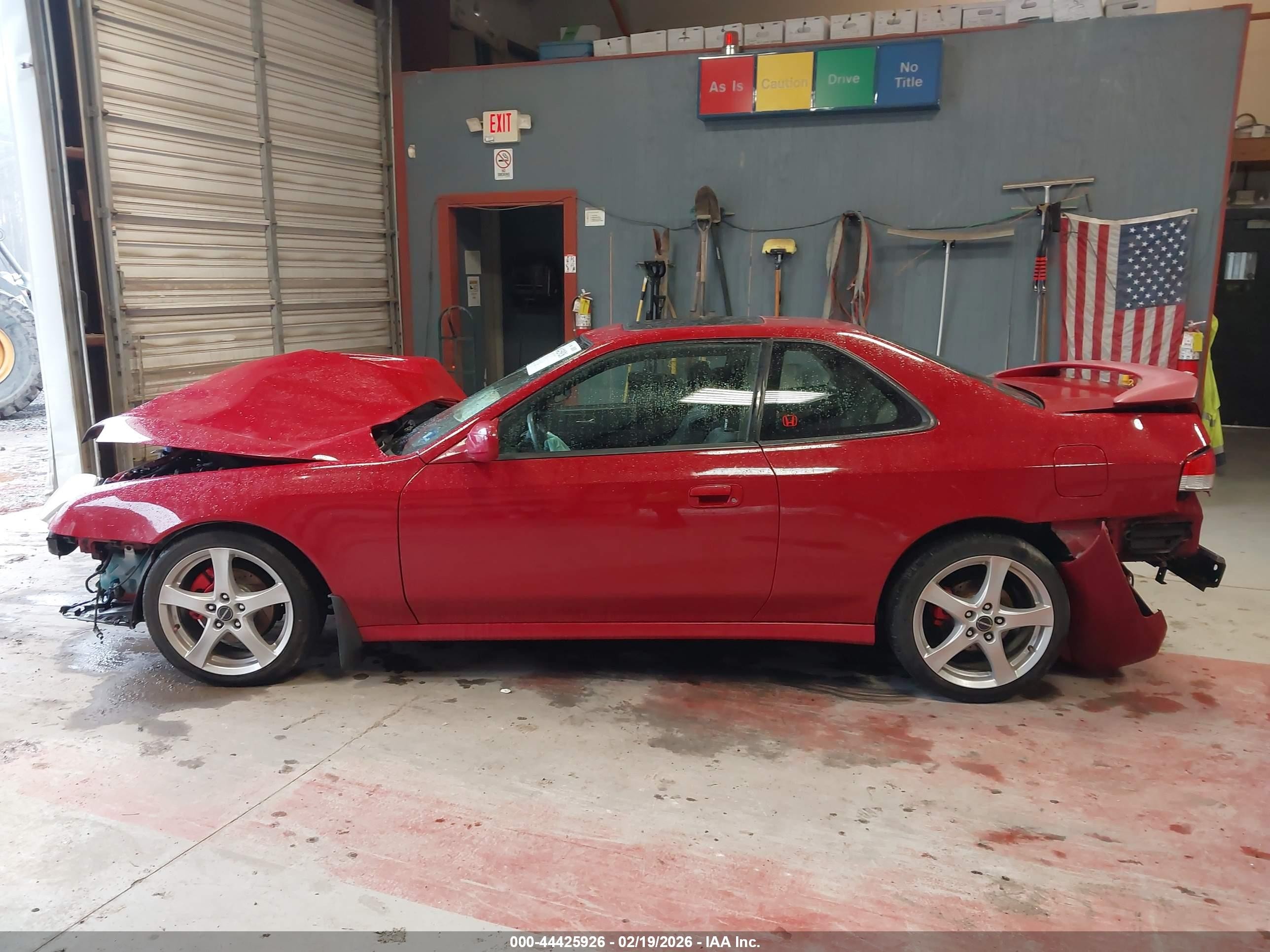 1997 Honda Prelude Sh Красный vin: JHMBB6150VC008443