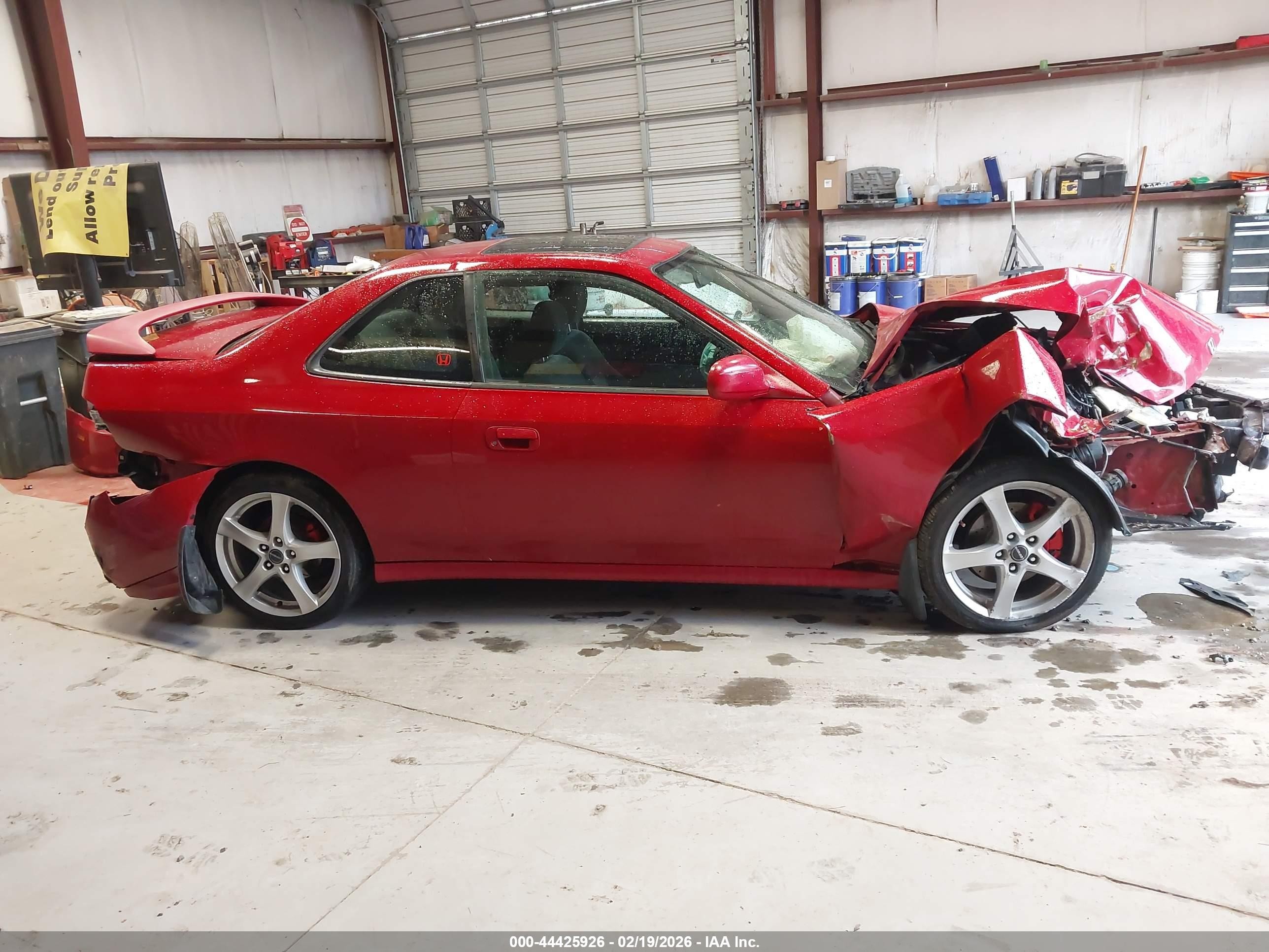 1997 Honda Prelude Sh Красный vin: JHMBB6150VC008443