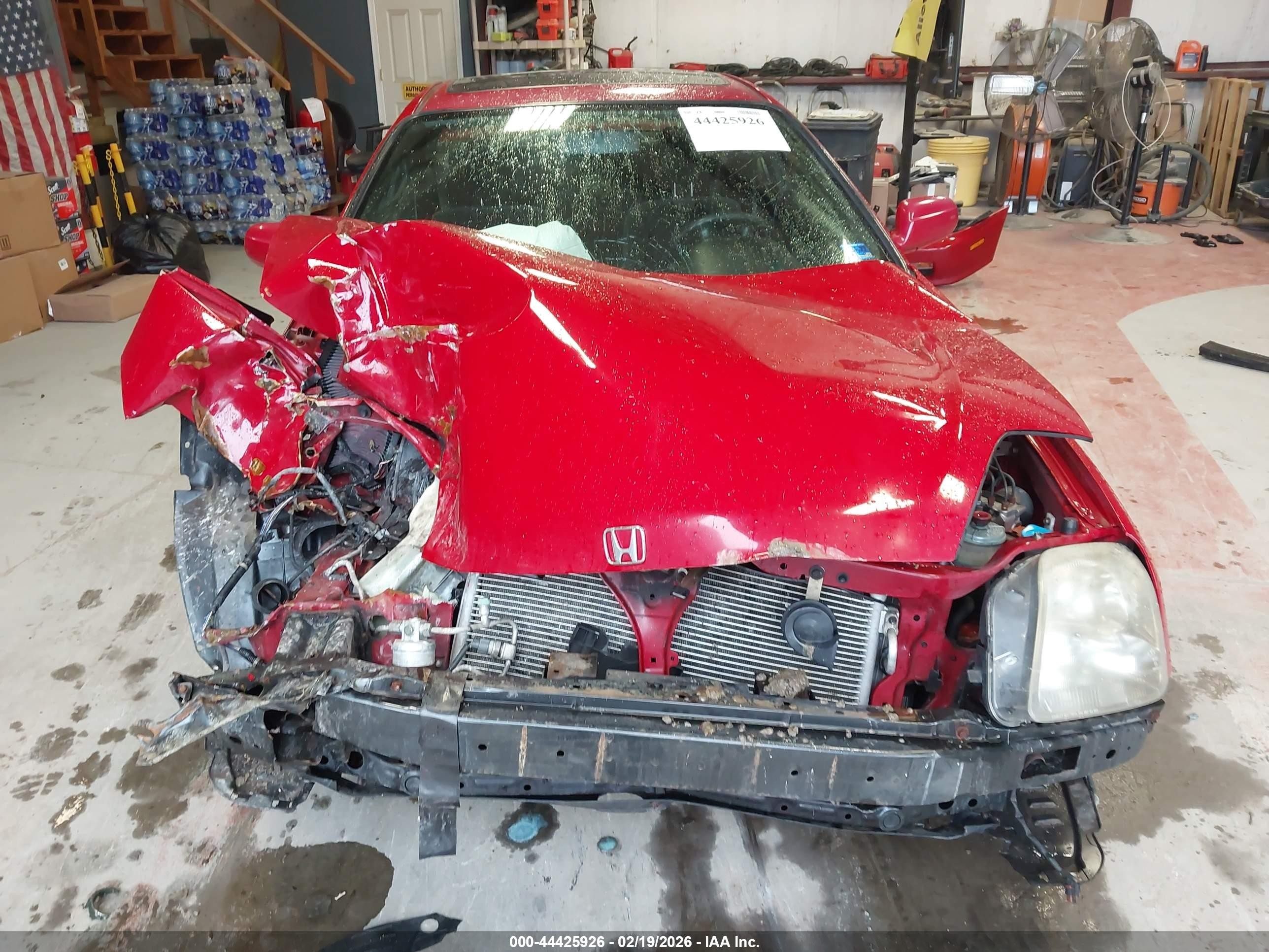 1997 Honda Prelude Sh Красный vin: JHMBB6150VC008443