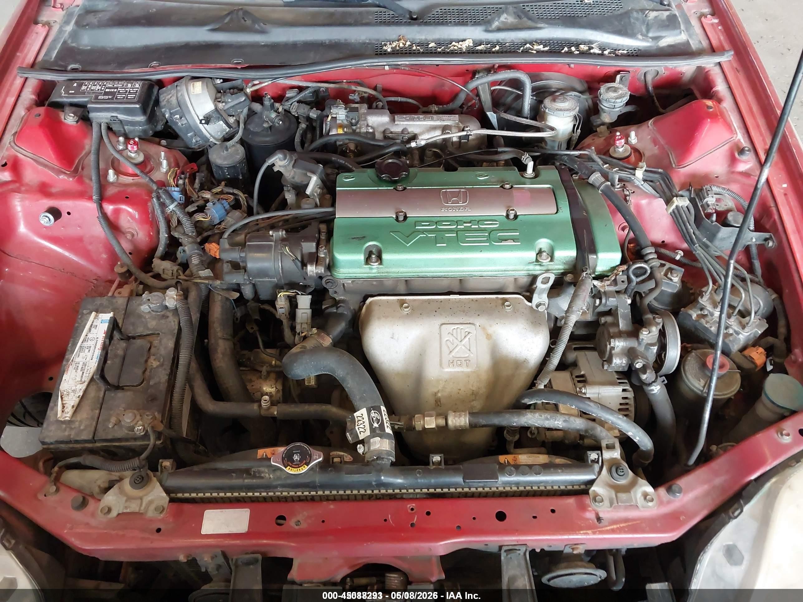 1998 Honda Prelude Type Sh Red vin: JHMBB6151WC015242