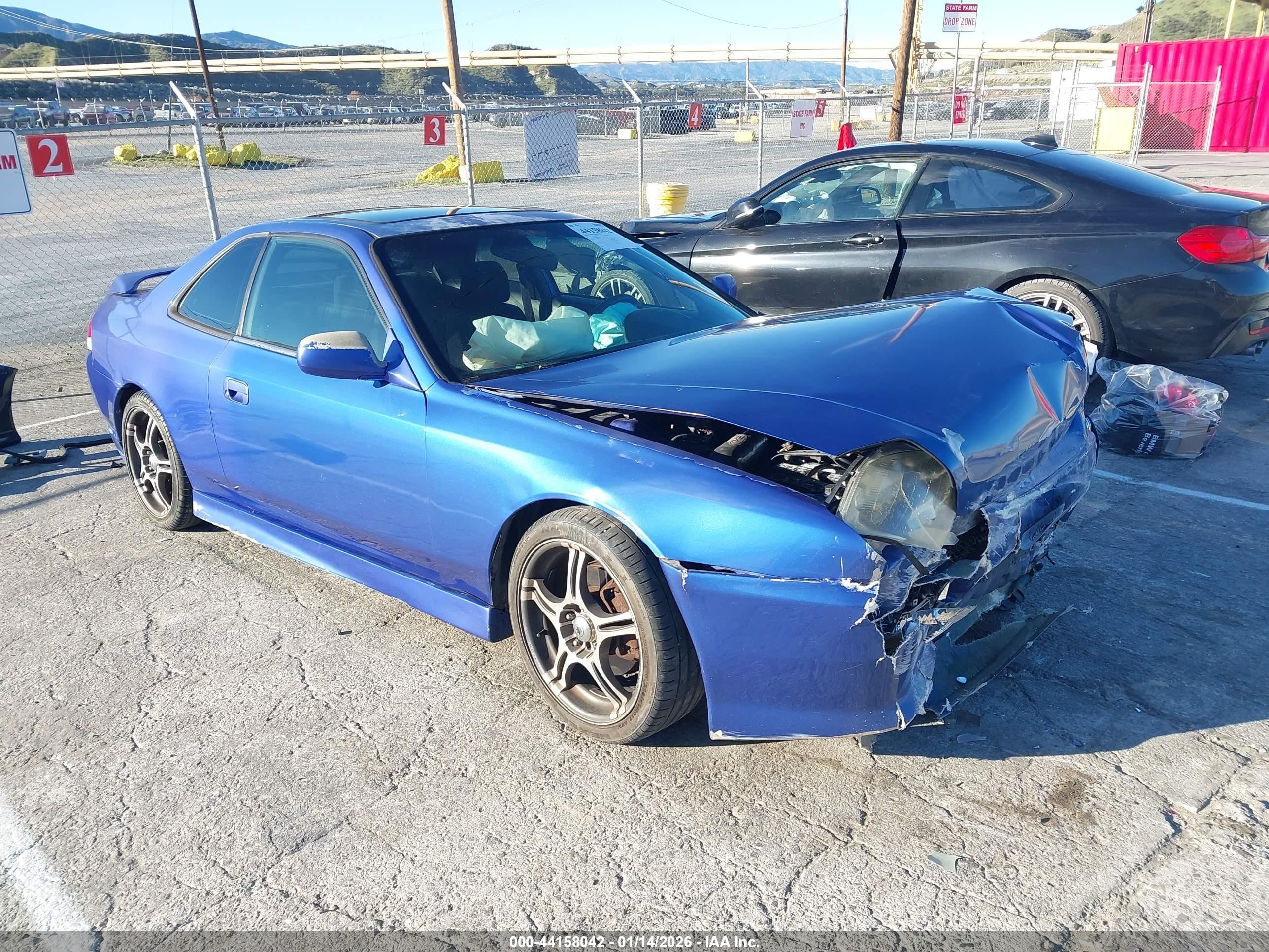 2001 Honda Prelude Type Sh Blue vin: JHMBB61561C003886