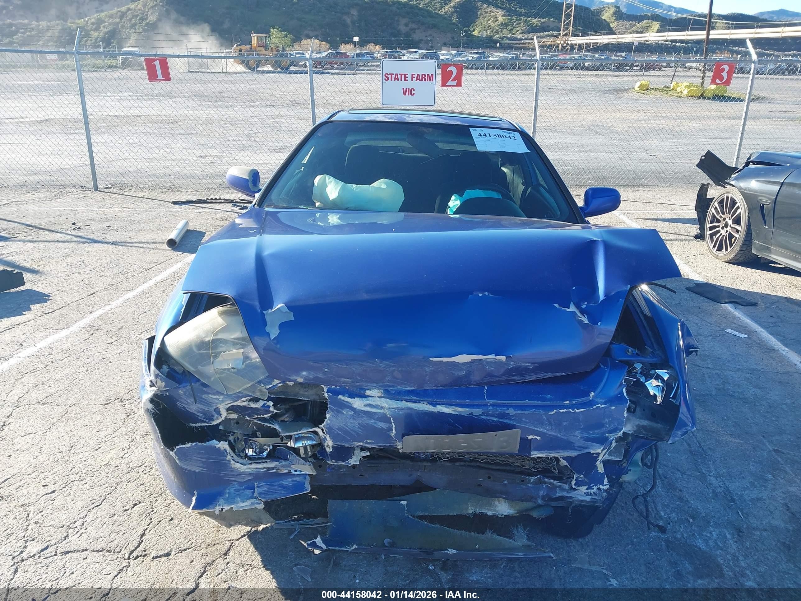 2001 Honda Prelude Type Sh Blue vin: JHMBB61561C003886