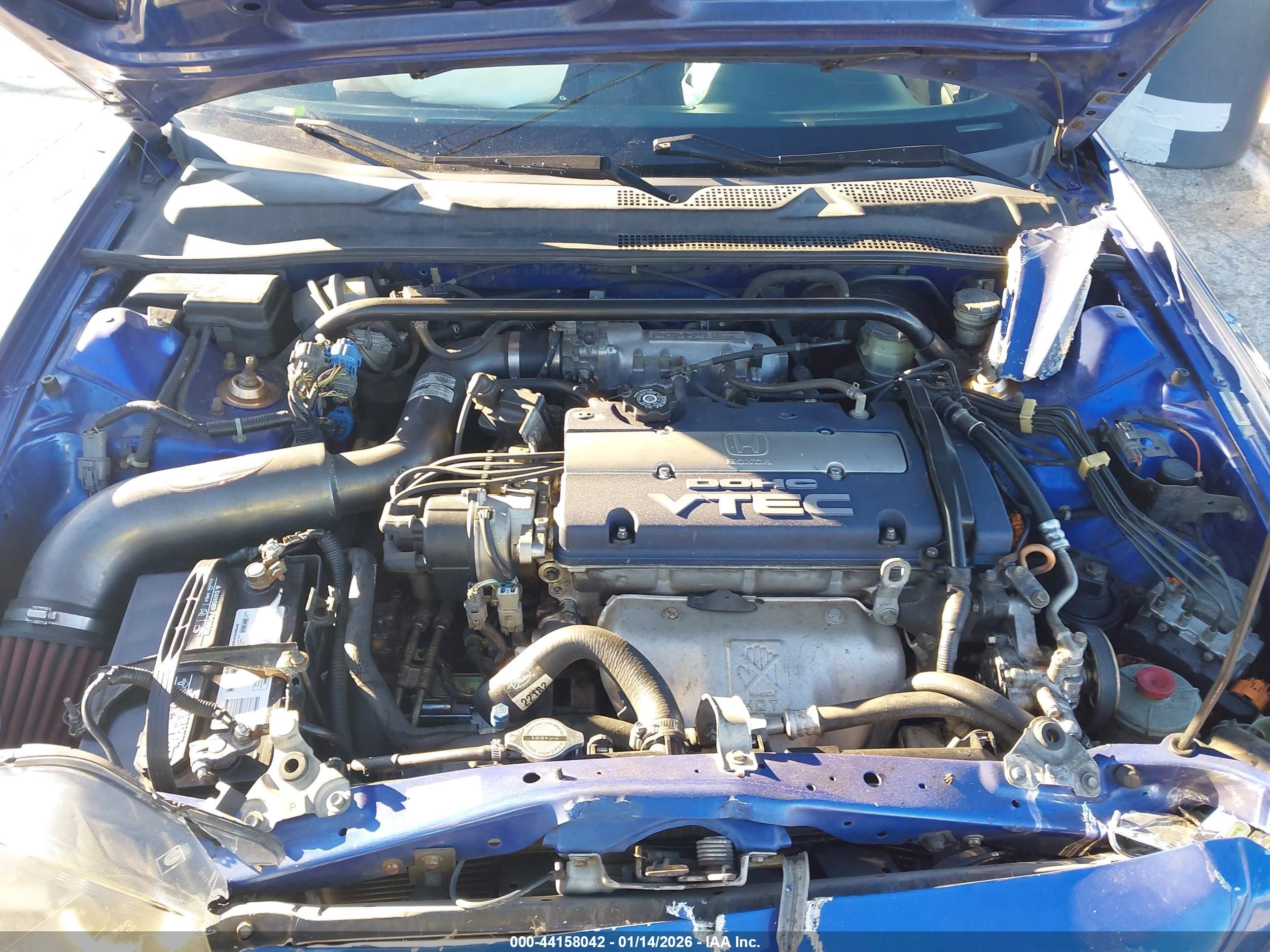 2001 Honda Prelude Type Sh Blue vin: JHMBB61561C003886