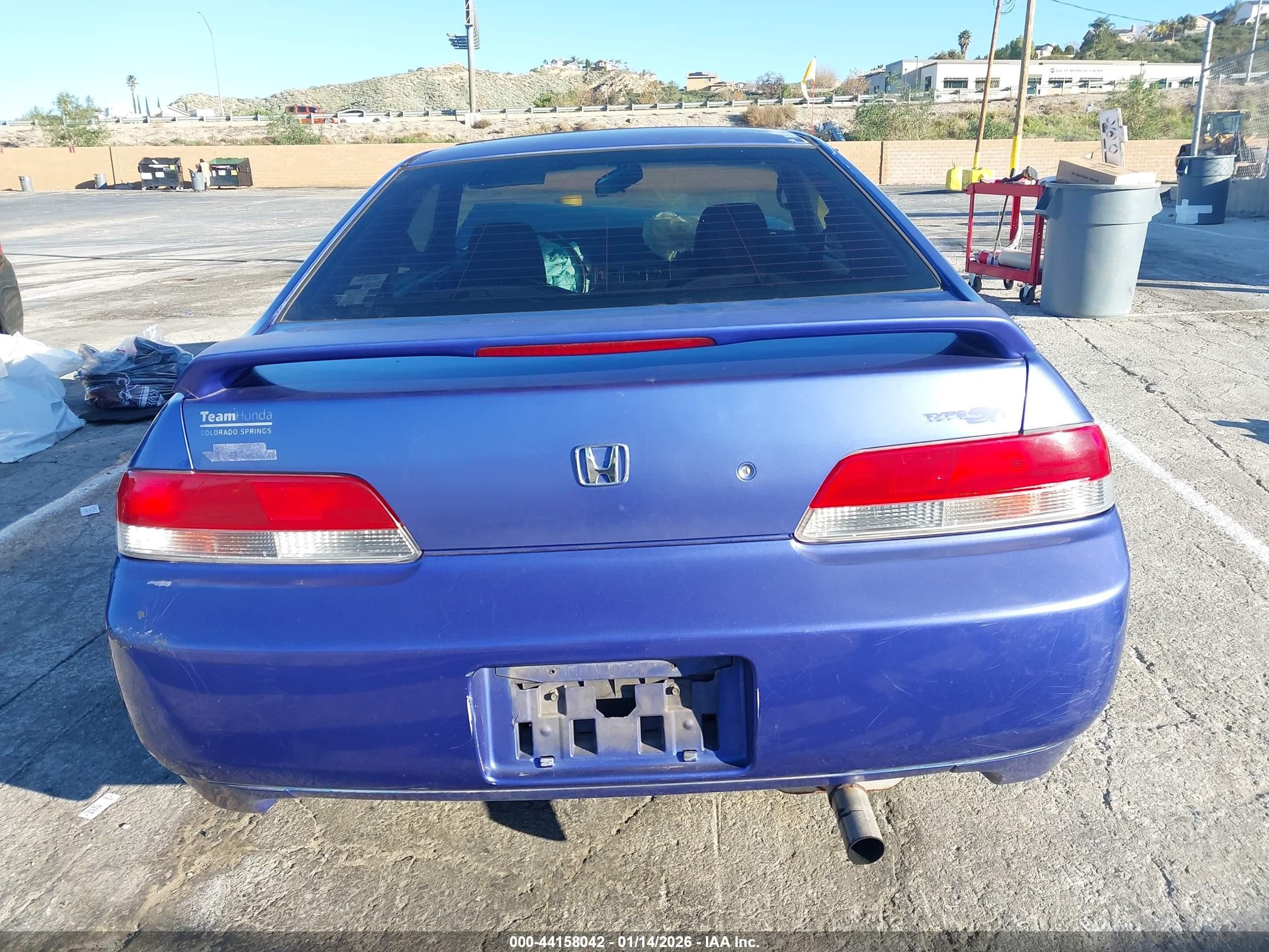 2001 Honda Prelude Type Sh Blue vin: JHMBB61561C003886