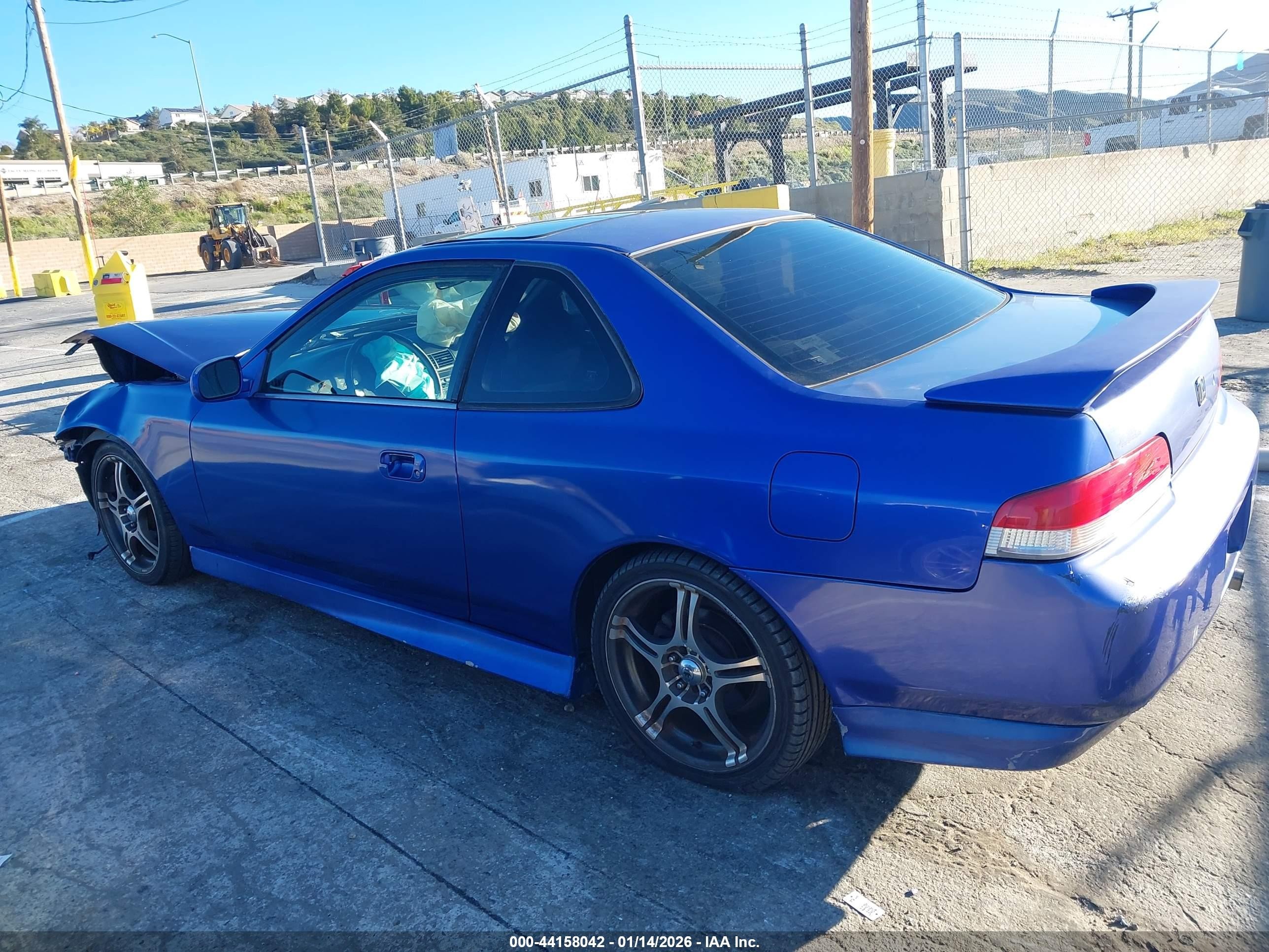 2001 Honda Prelude Type Sh Blue vin: JHMBB61561C003886
