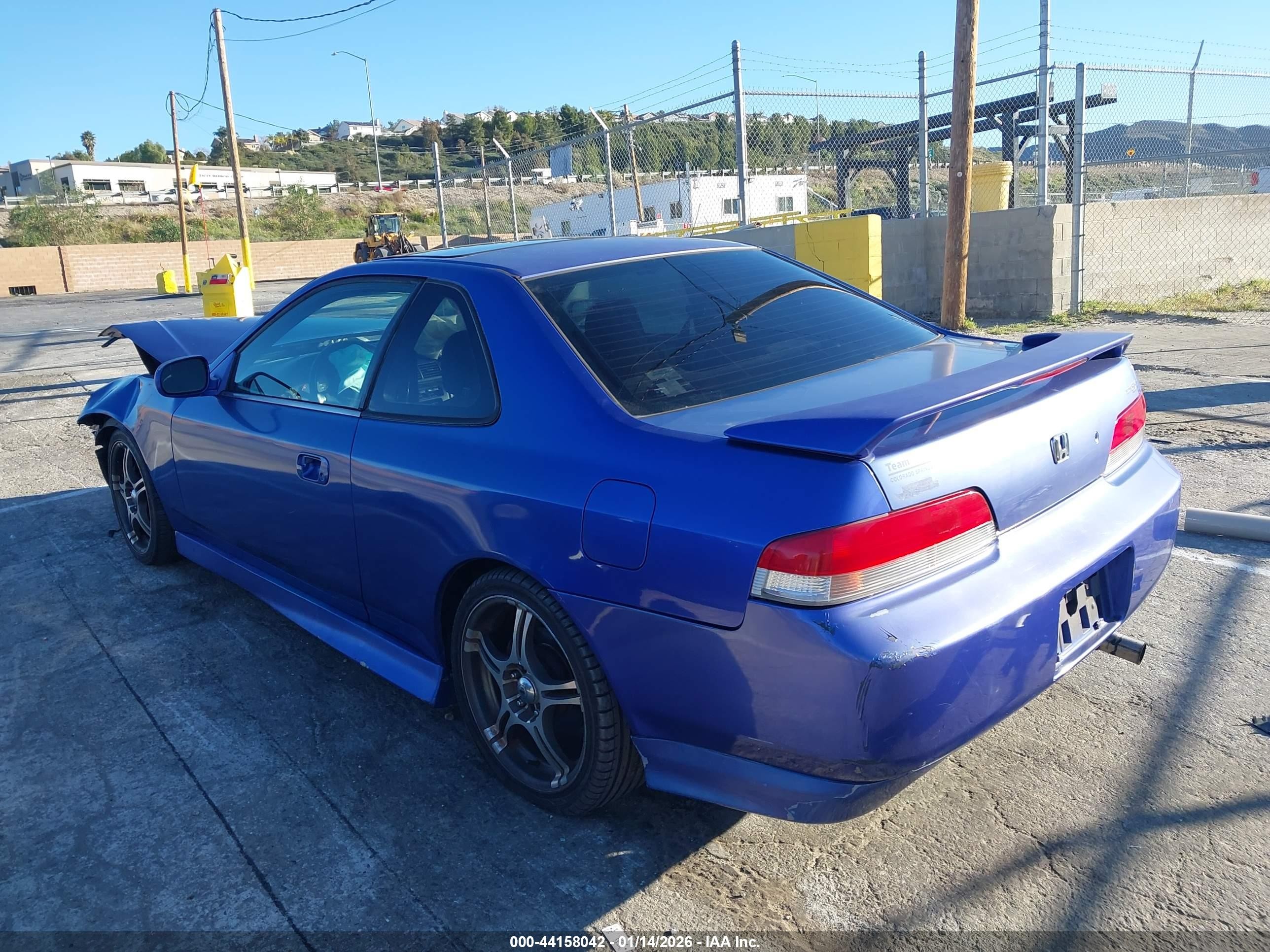 2001 Honda Prelude Type Sh Blue vin: JHMBB61561C003886
