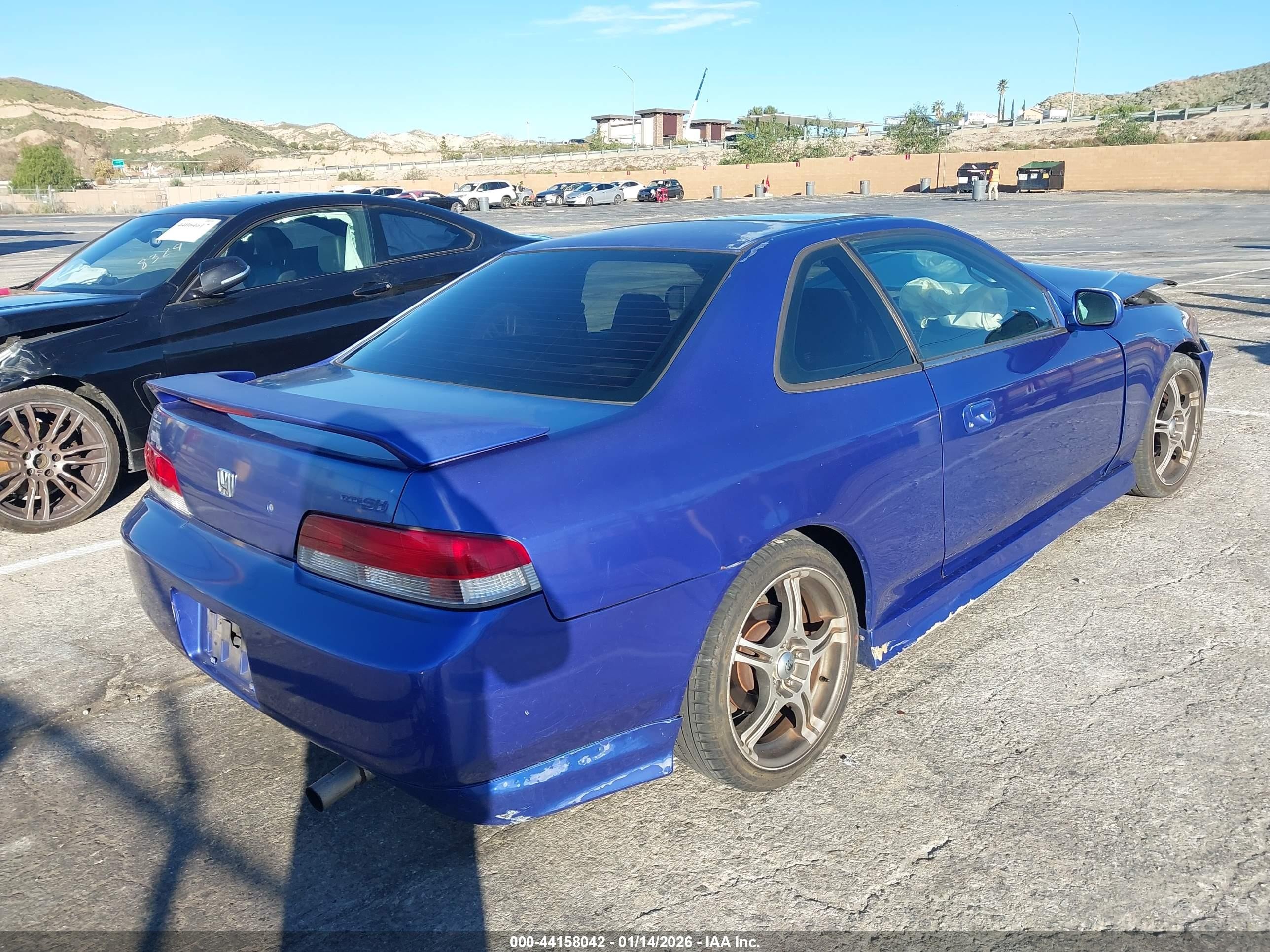 2001 Honda Prelude Type Sh Blue vin: JHMBB61561C003886
