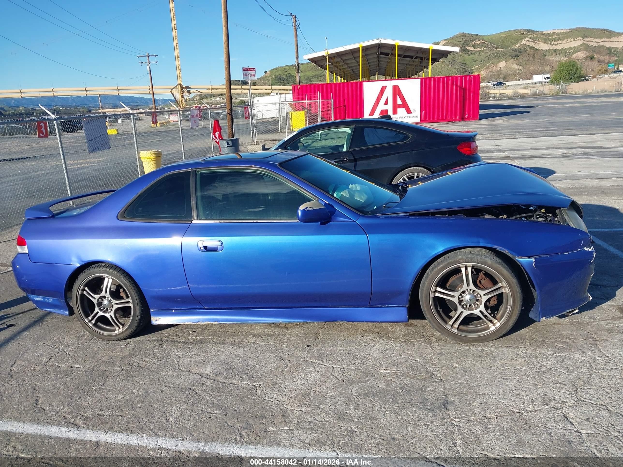 2001 Honda Prelude Type Sh Blue vin: JHMBB61561C003886