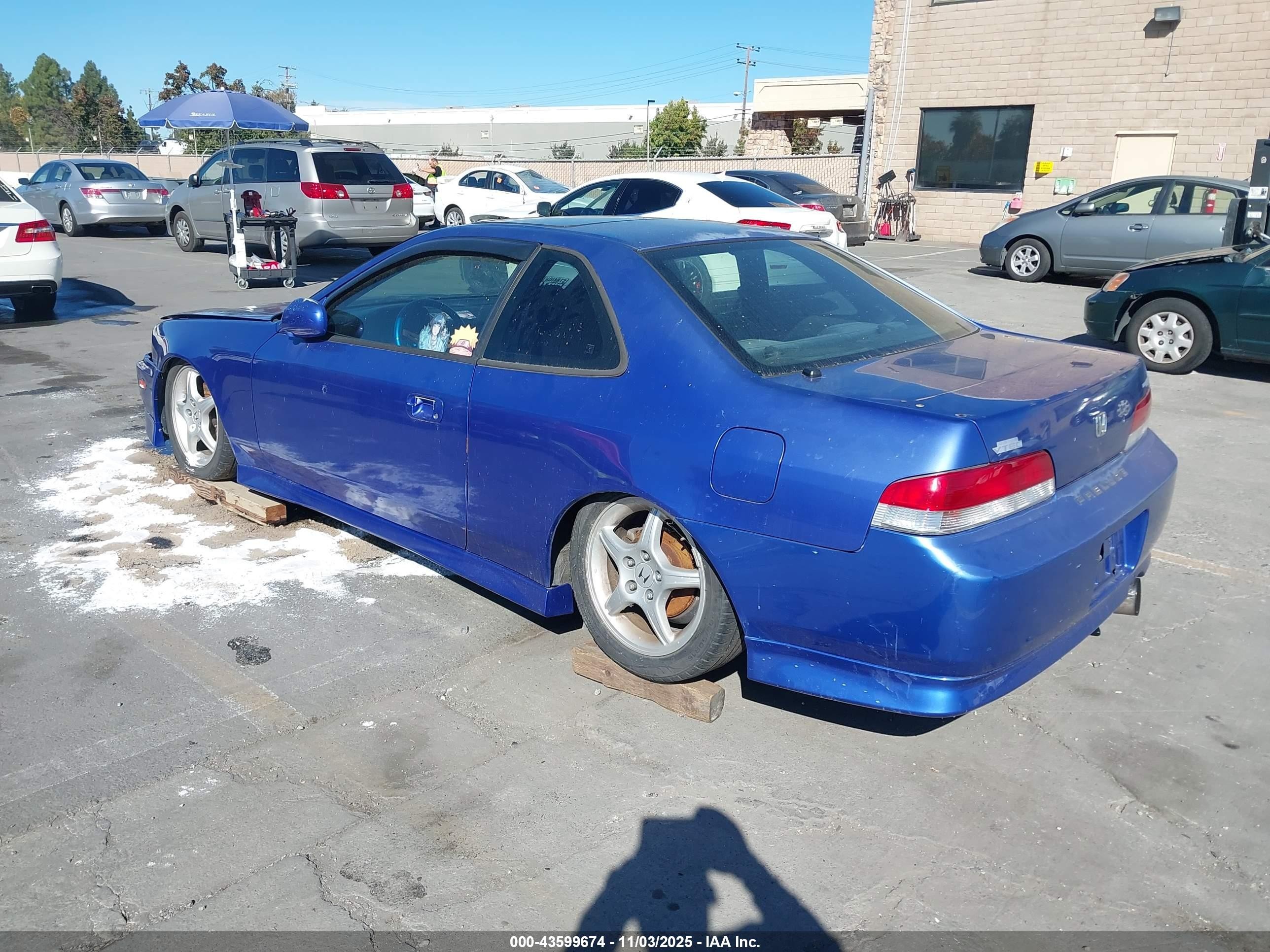 2001 Honda Prelude Type Sh Синий vin: JHMBB61571C011799