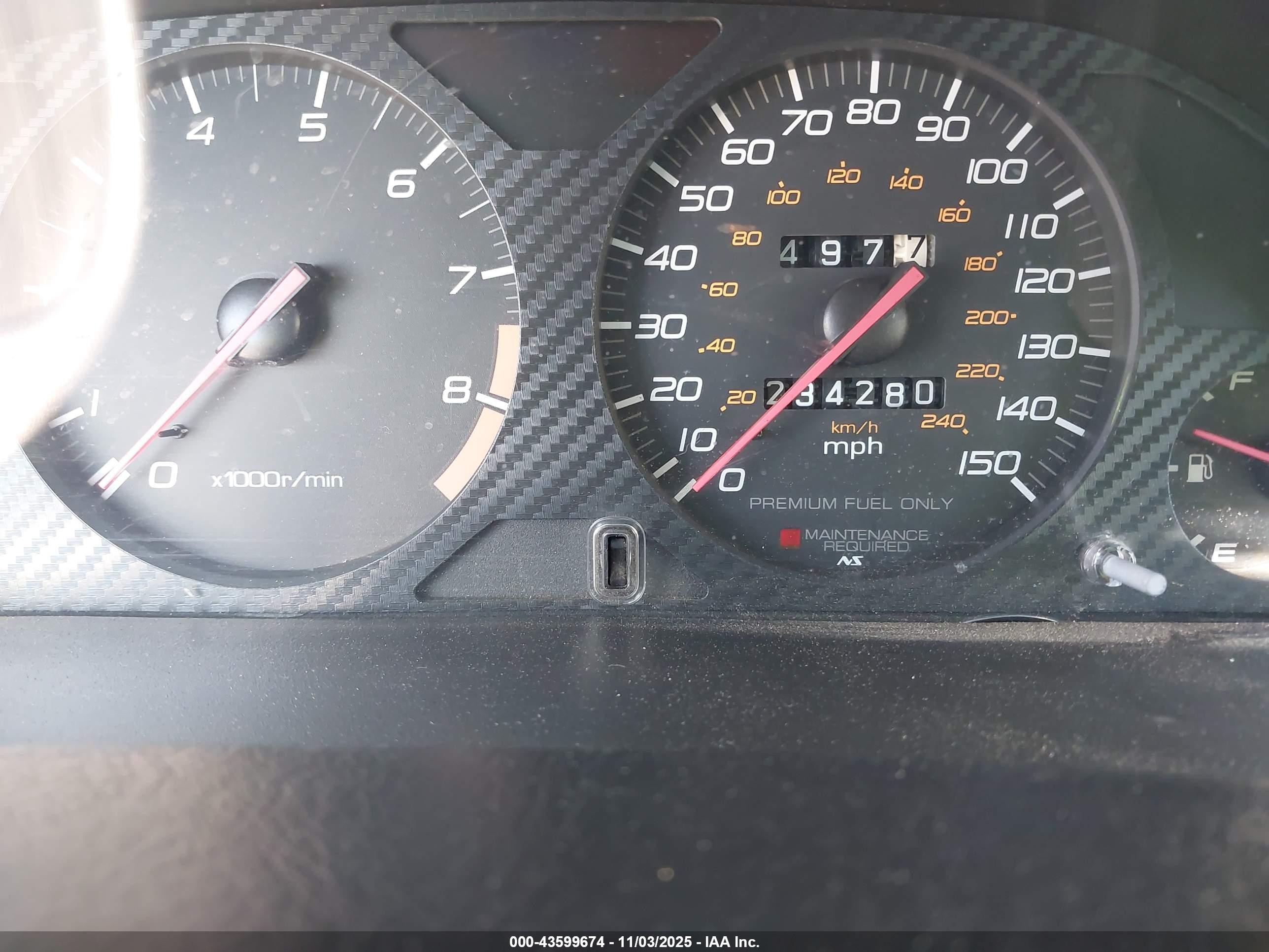 2001 Honda Prelude Type Sh Синий vin: JHMBB61571C011799