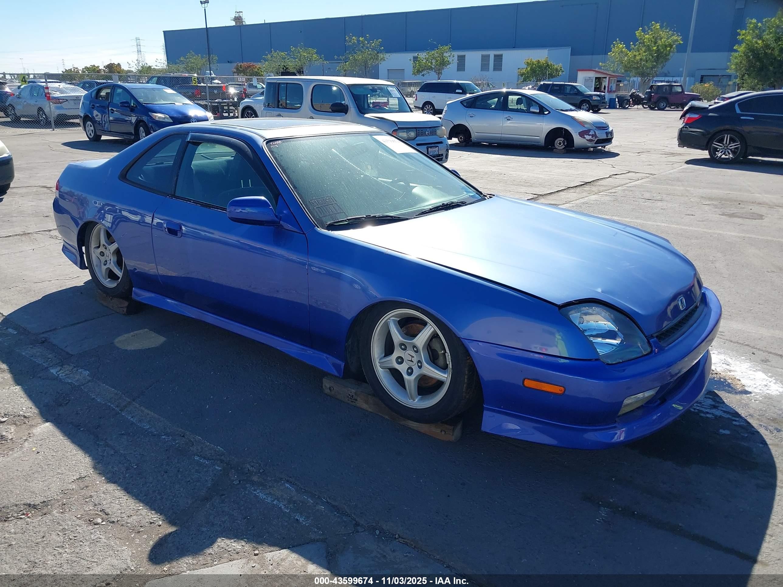 2001 Honda Prelude Type Sh Синий vin: JHMBB61571C011799