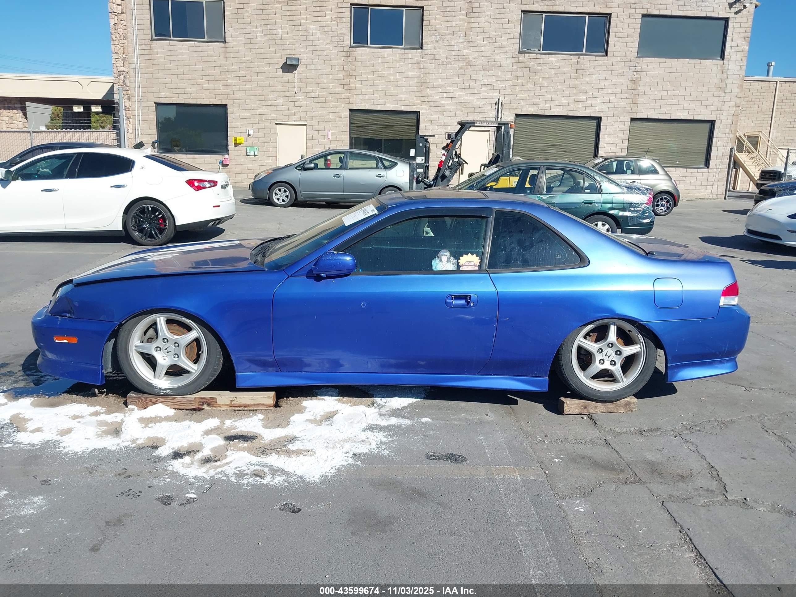 2001 Honda Prelude Type Sh Синий vin: JHMBB61571C011799