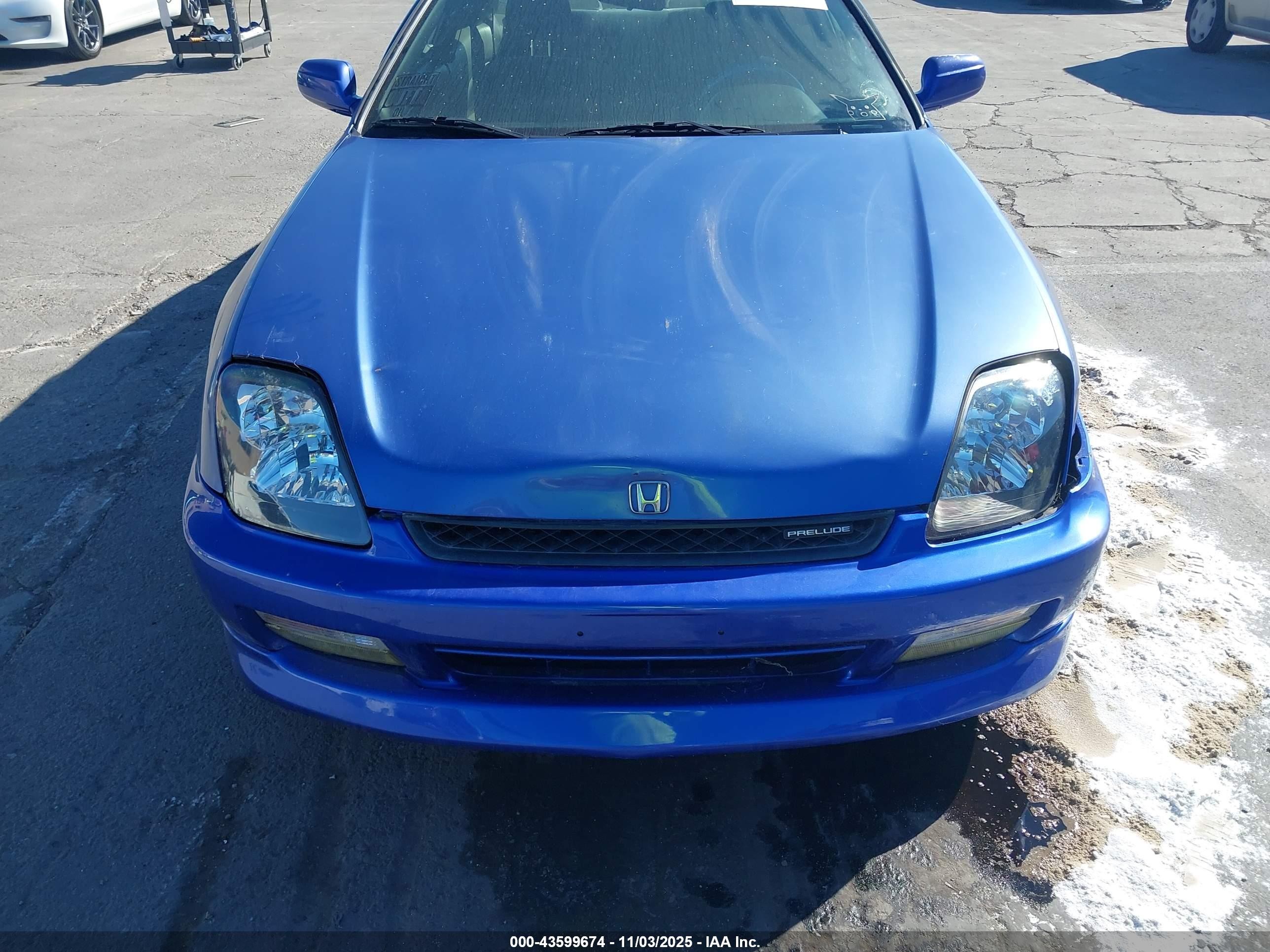 2001 Honda Prelude Type Sh Синий vin: JHMBB61571C011799