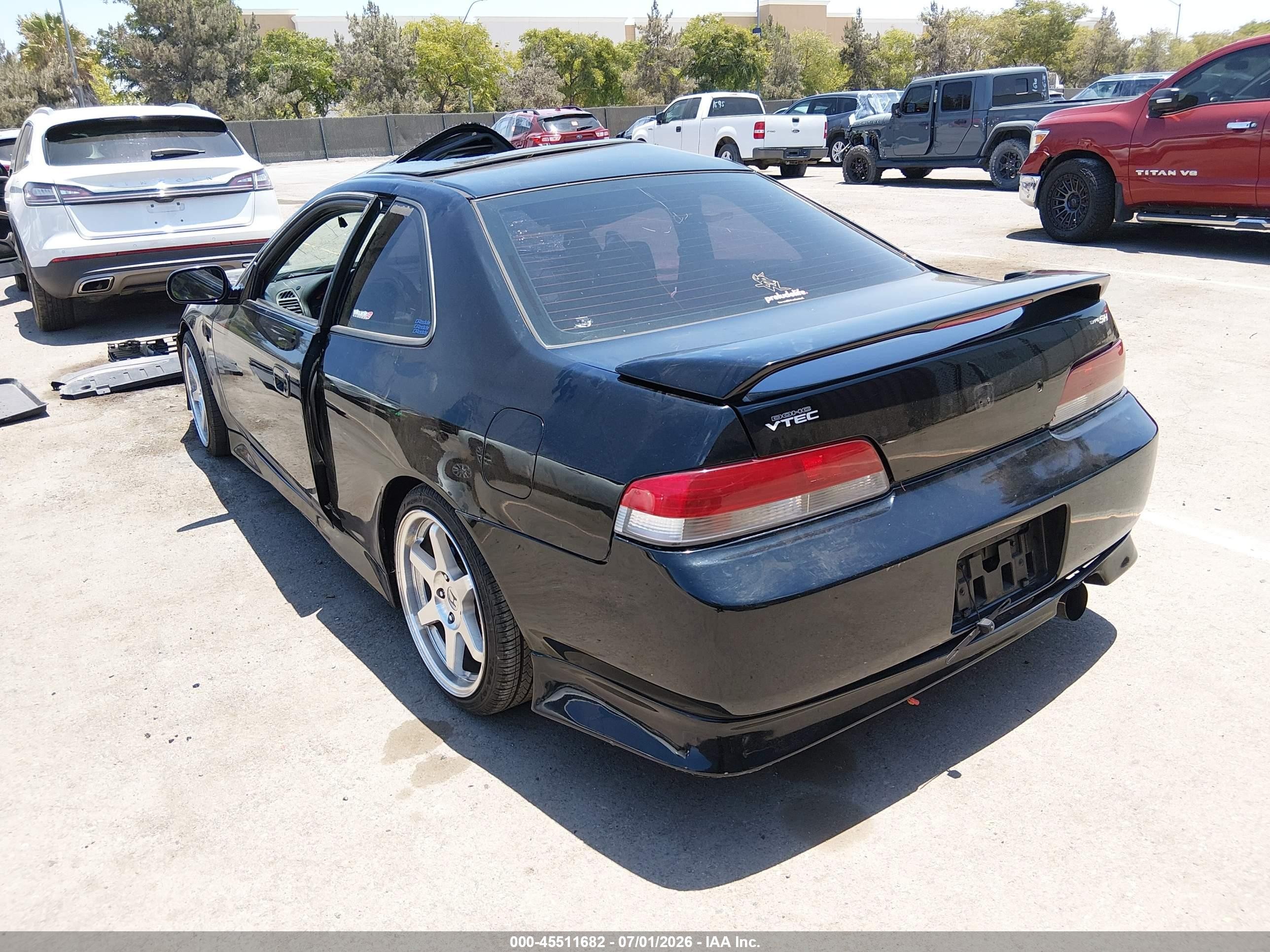 1998 Honda Prelude Type Sh Black vin: JHMBB6158WC012192