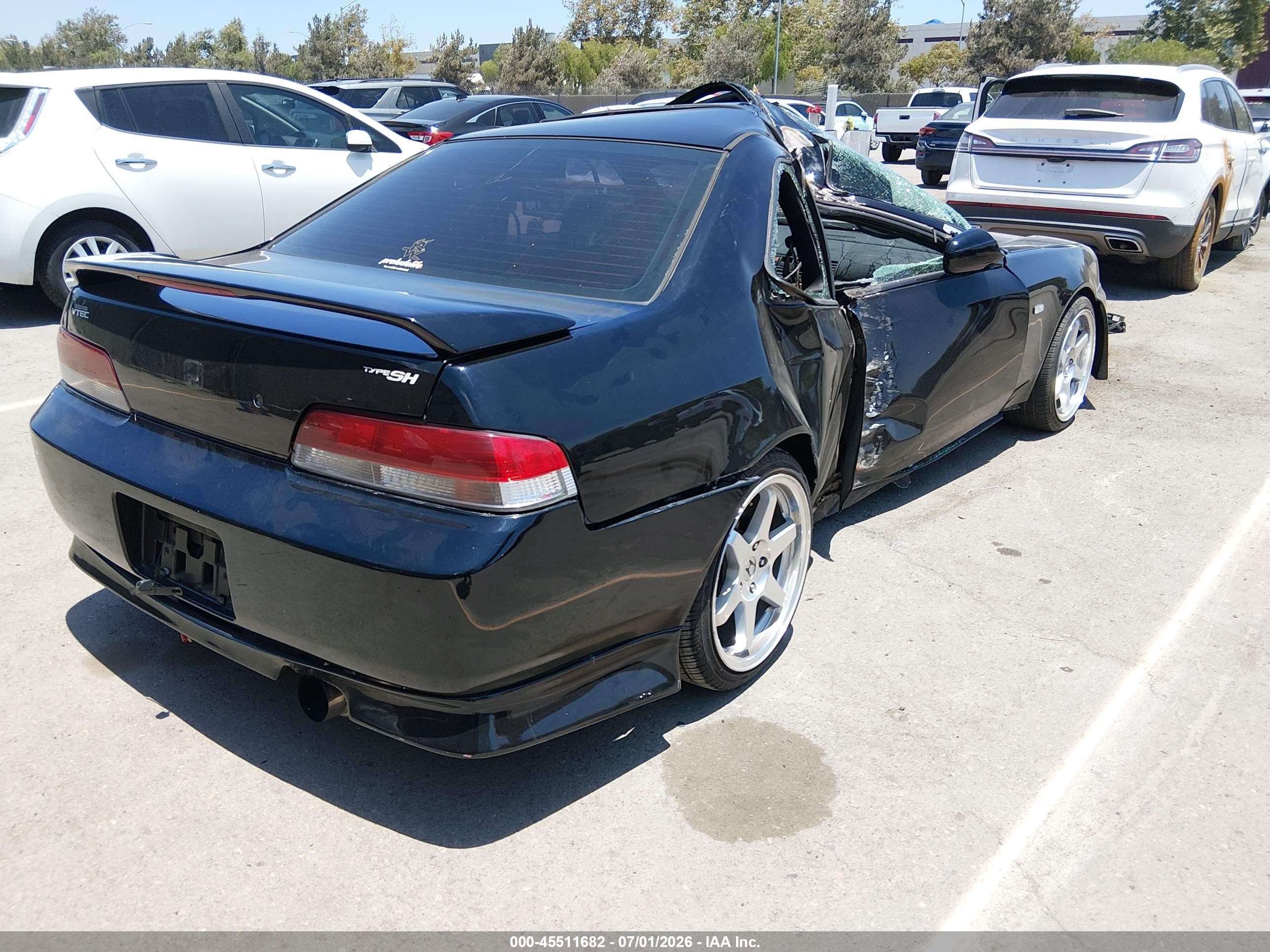 1998 Honda Prelude Type Sh Black vin: JHMBB6158WC012192