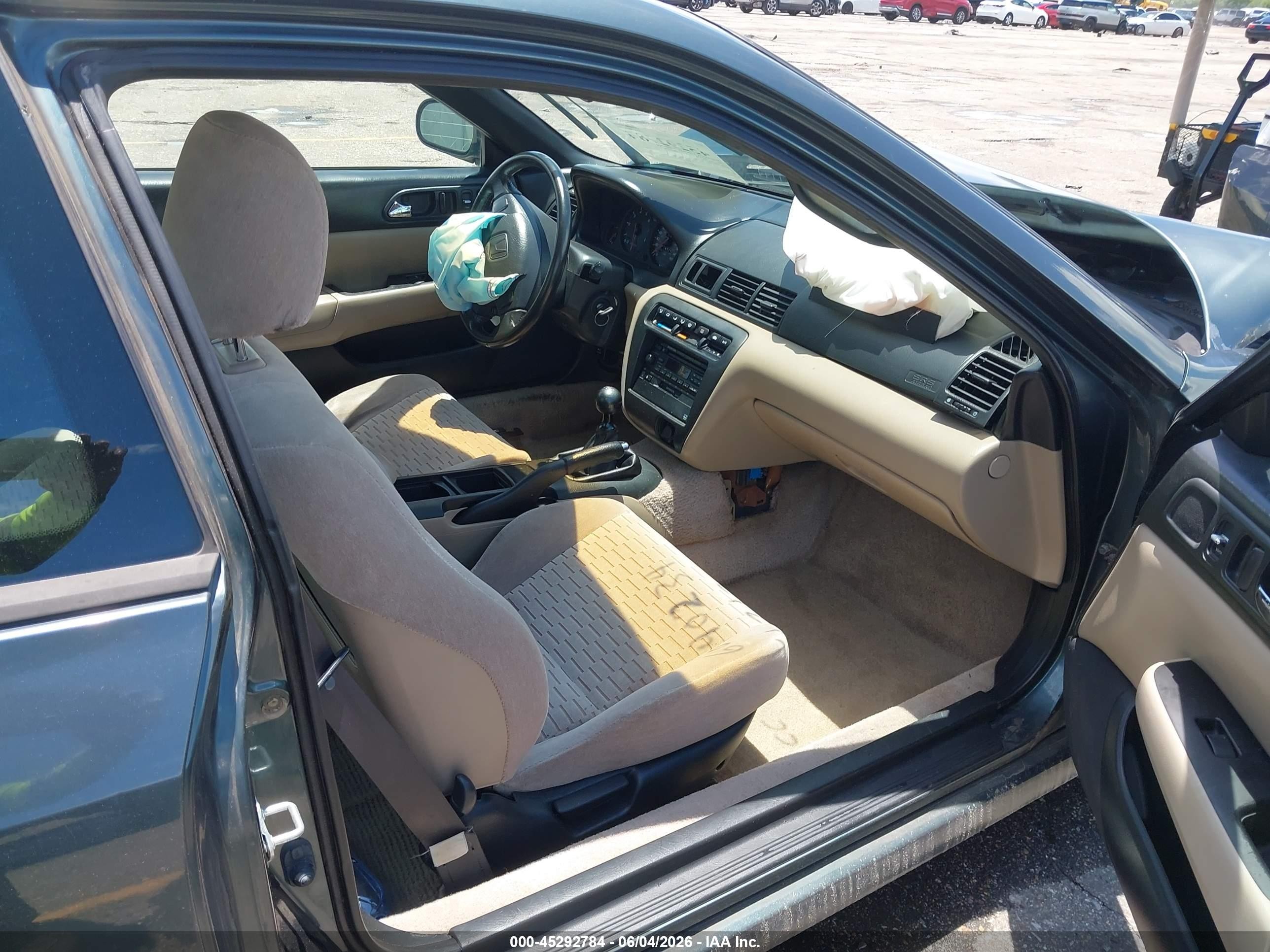 1997 Honda Prelude Sh Gray vin: JHMBB6159VC009073
