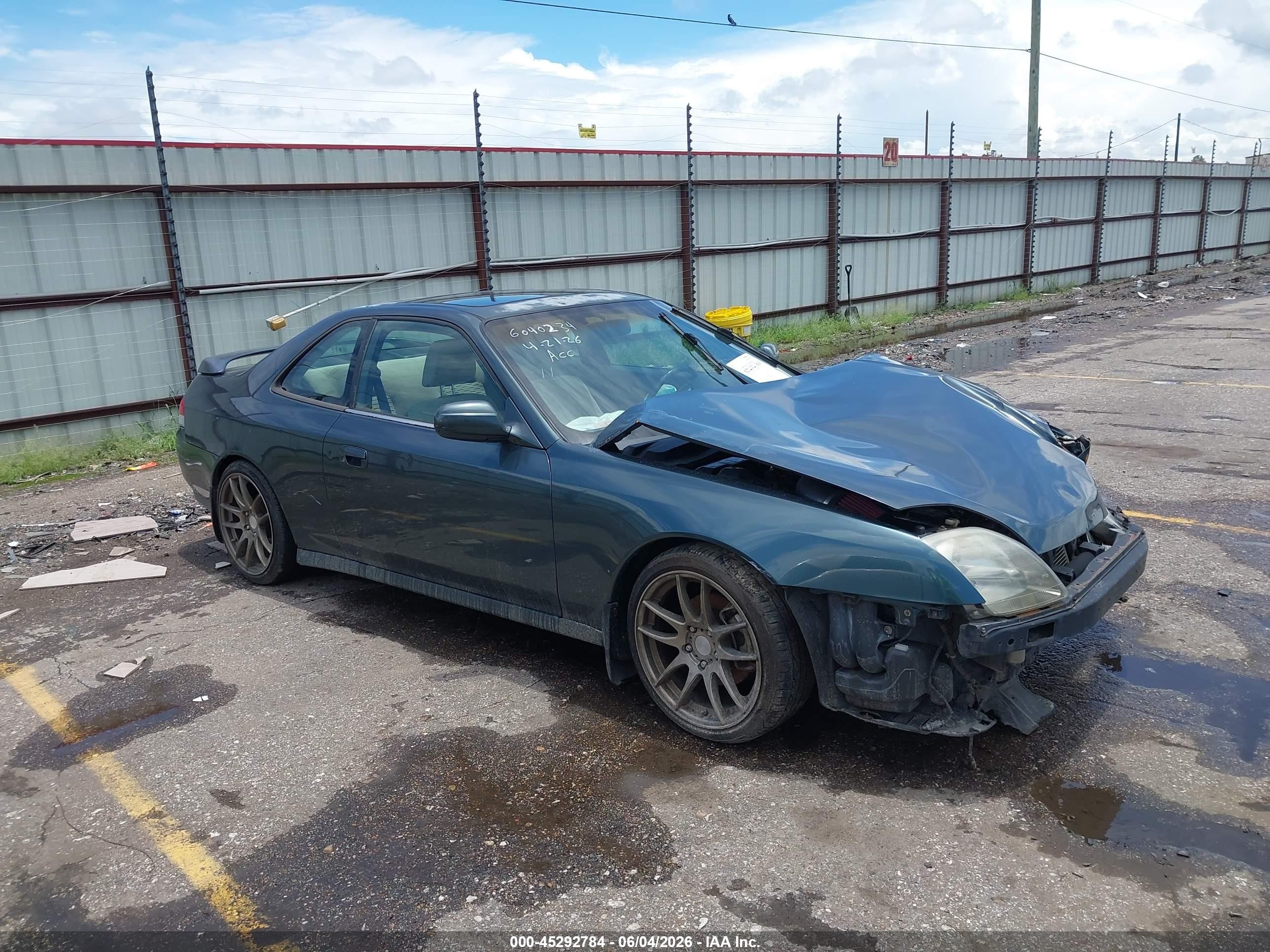 1997 Honda Prelude Sh Gray vin: JHMBB6159VC009073