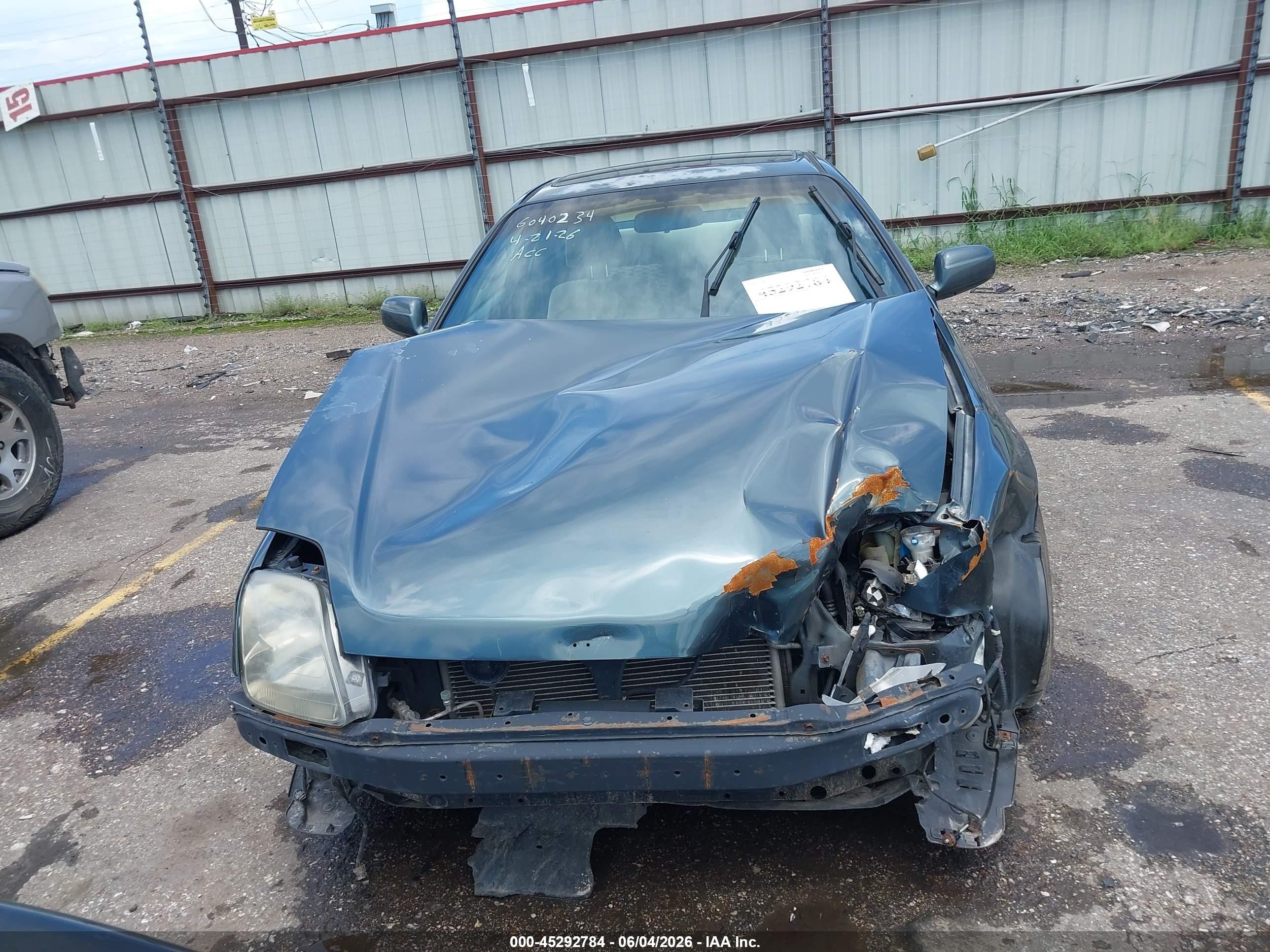 1997 Honda Prelude Sh Gray vin: JHMBB6159VC009073