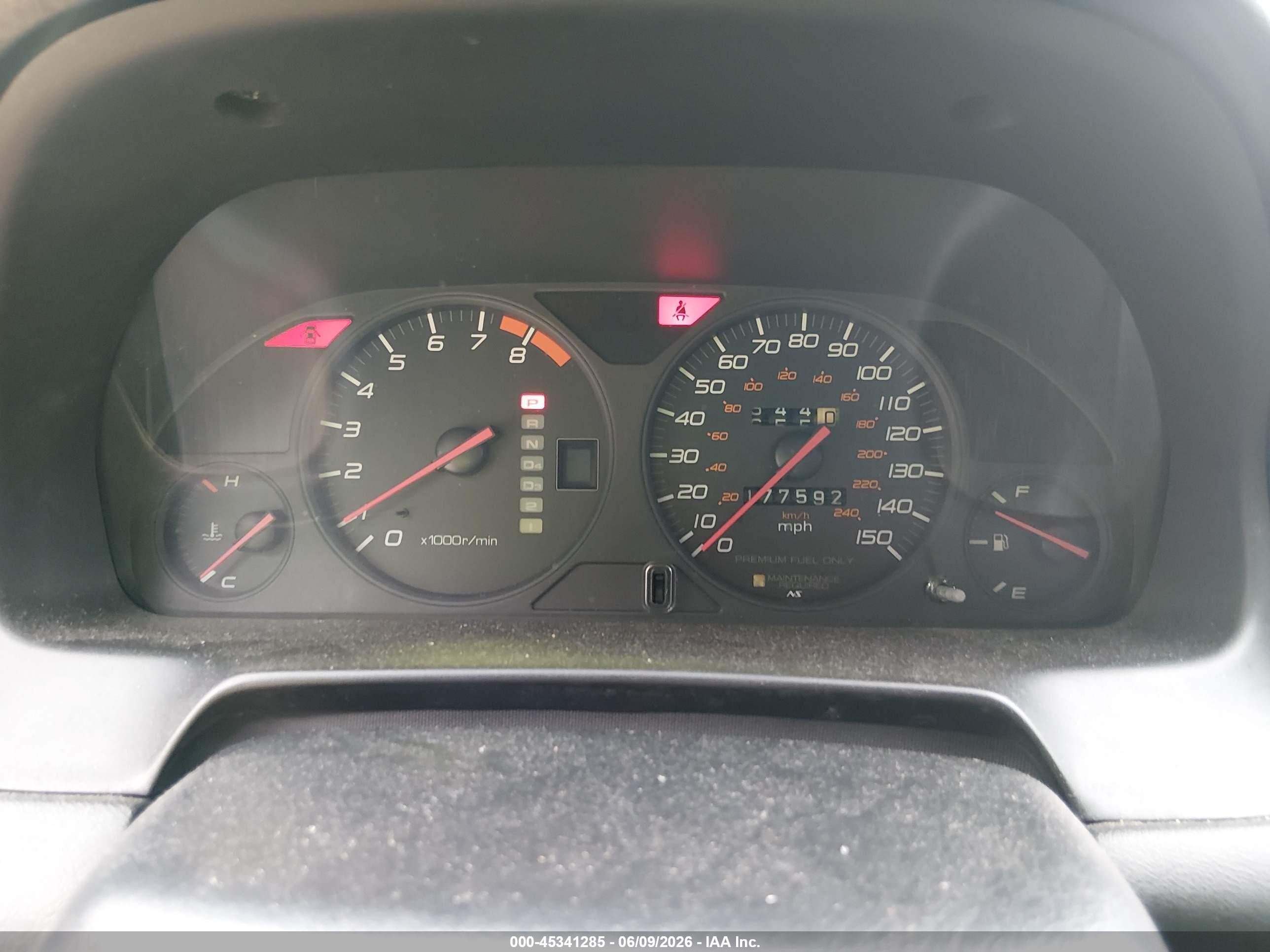 2001 Honda Prelude   Синий vin: JHMBB62401C002593