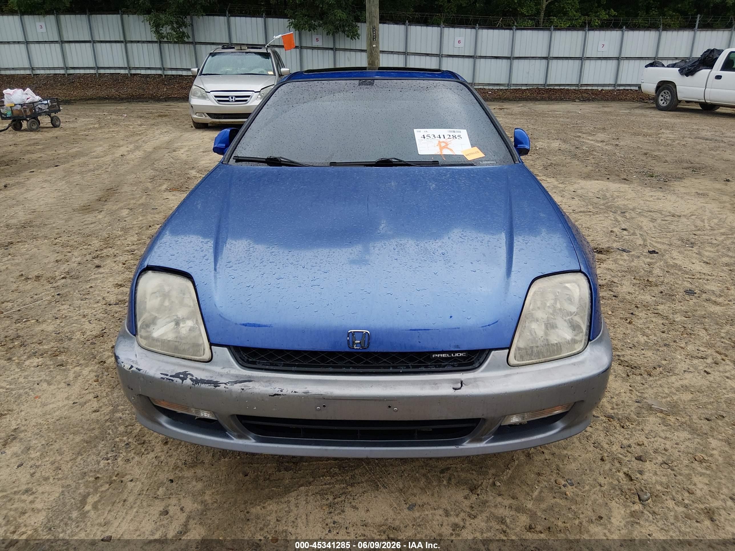 2001 Honda Prelude   Синий vin: JHMBB62401C002593
