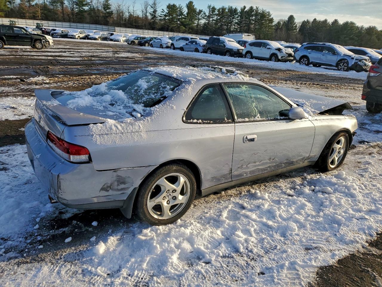 1997 Honda Prelude Silver vin: JHMBB6240VC016287