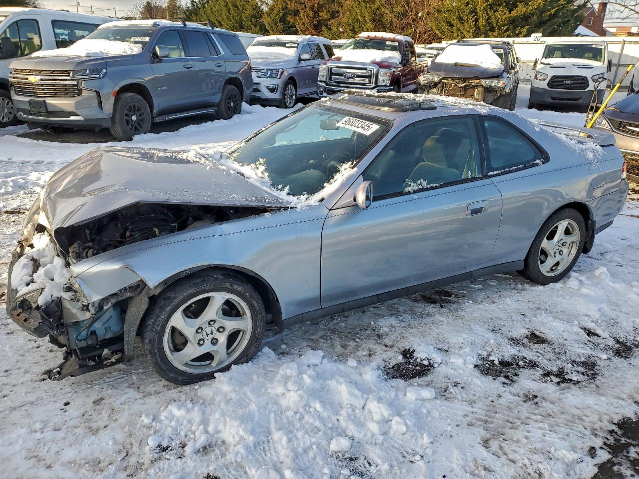 1997 Honda Prelude Silver vin: JHMBB6240VC016287