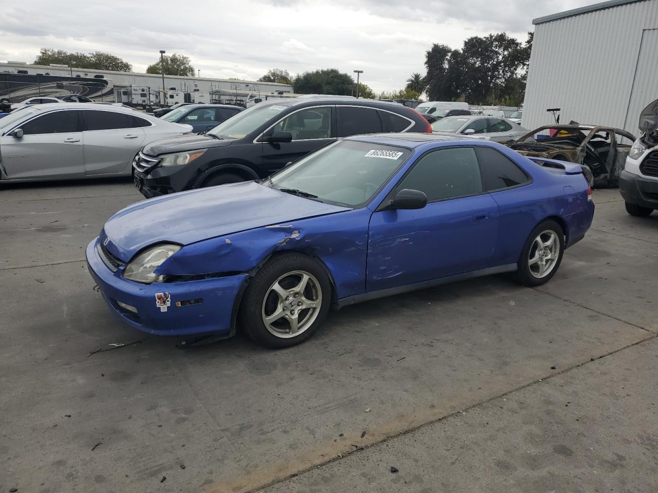 2001 Honda Prelude Blue vin: JHMBB62411C000111