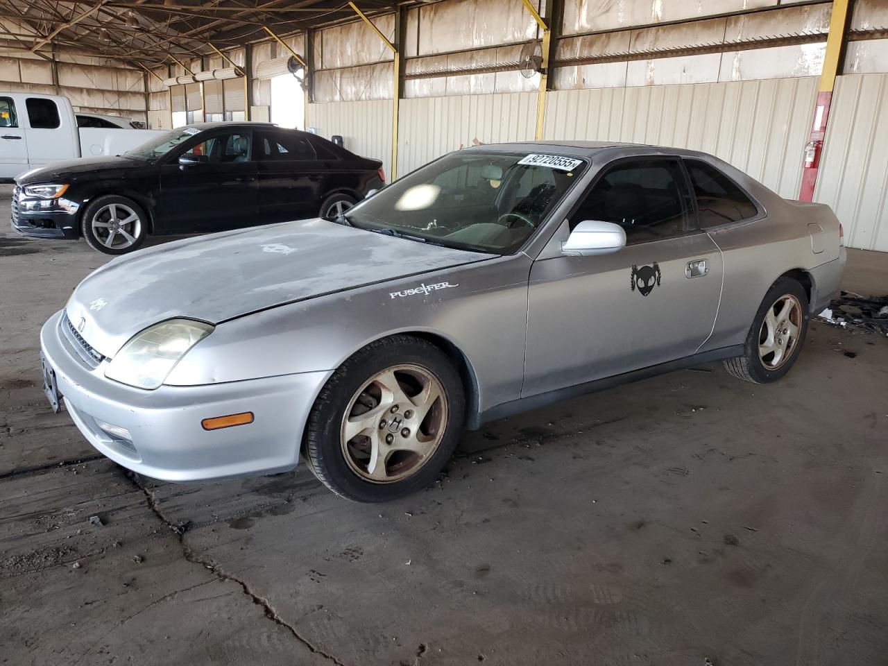 2001 Honda Prelude Silver vin: JHMBB62411C007740