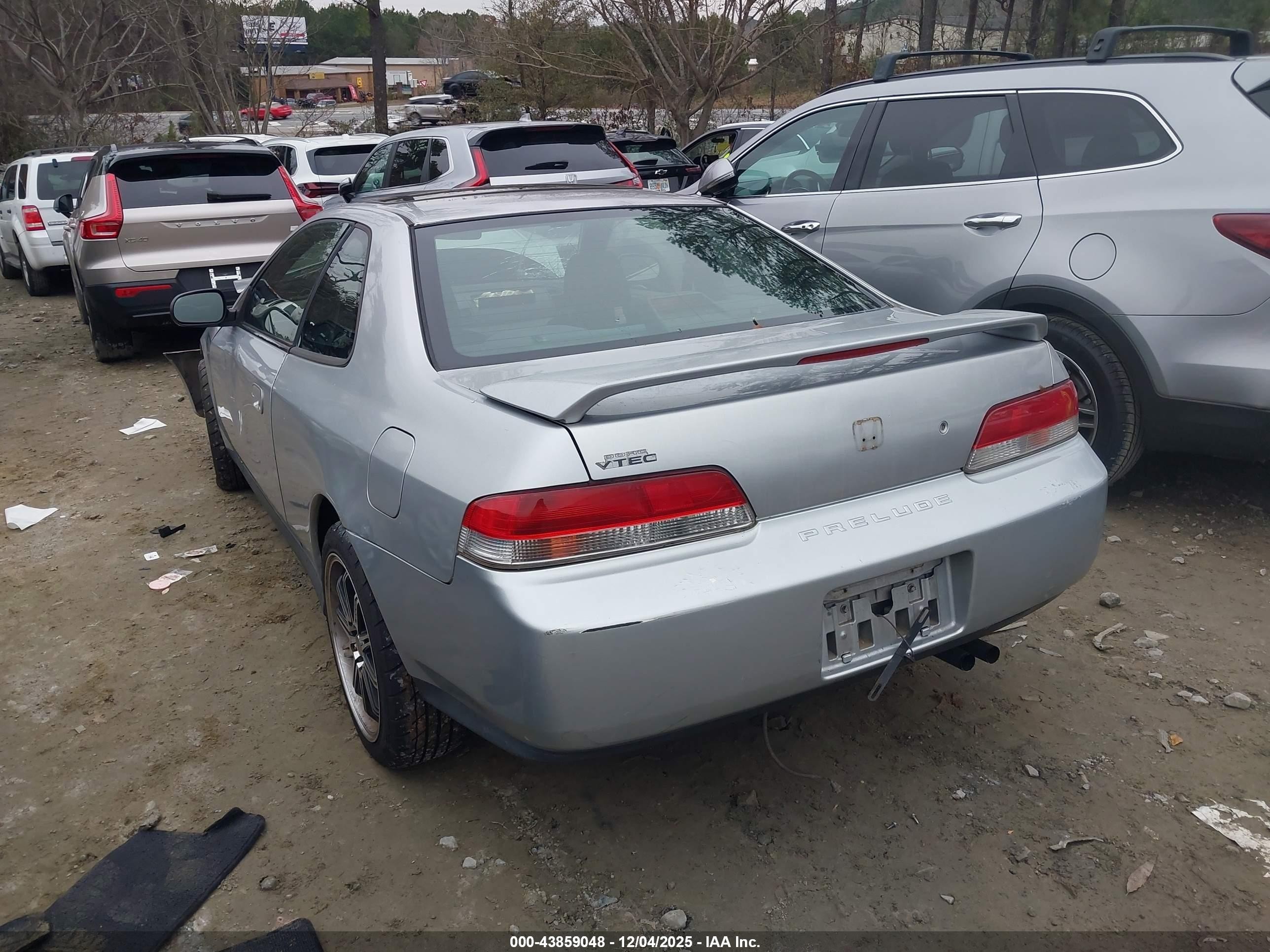 2001 Honda Prelude   Silver vin: JHMBB62411C007754