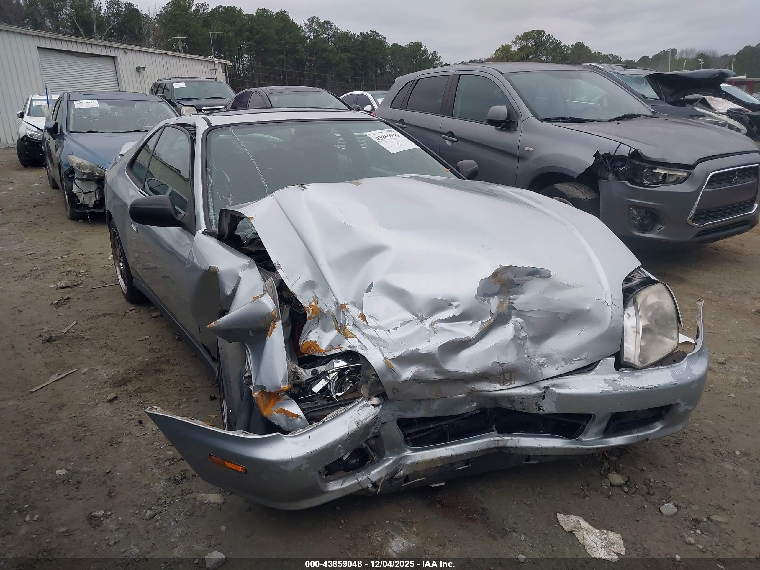 2001 Honda Prelude   Silver vin: JHMBB62411C007754