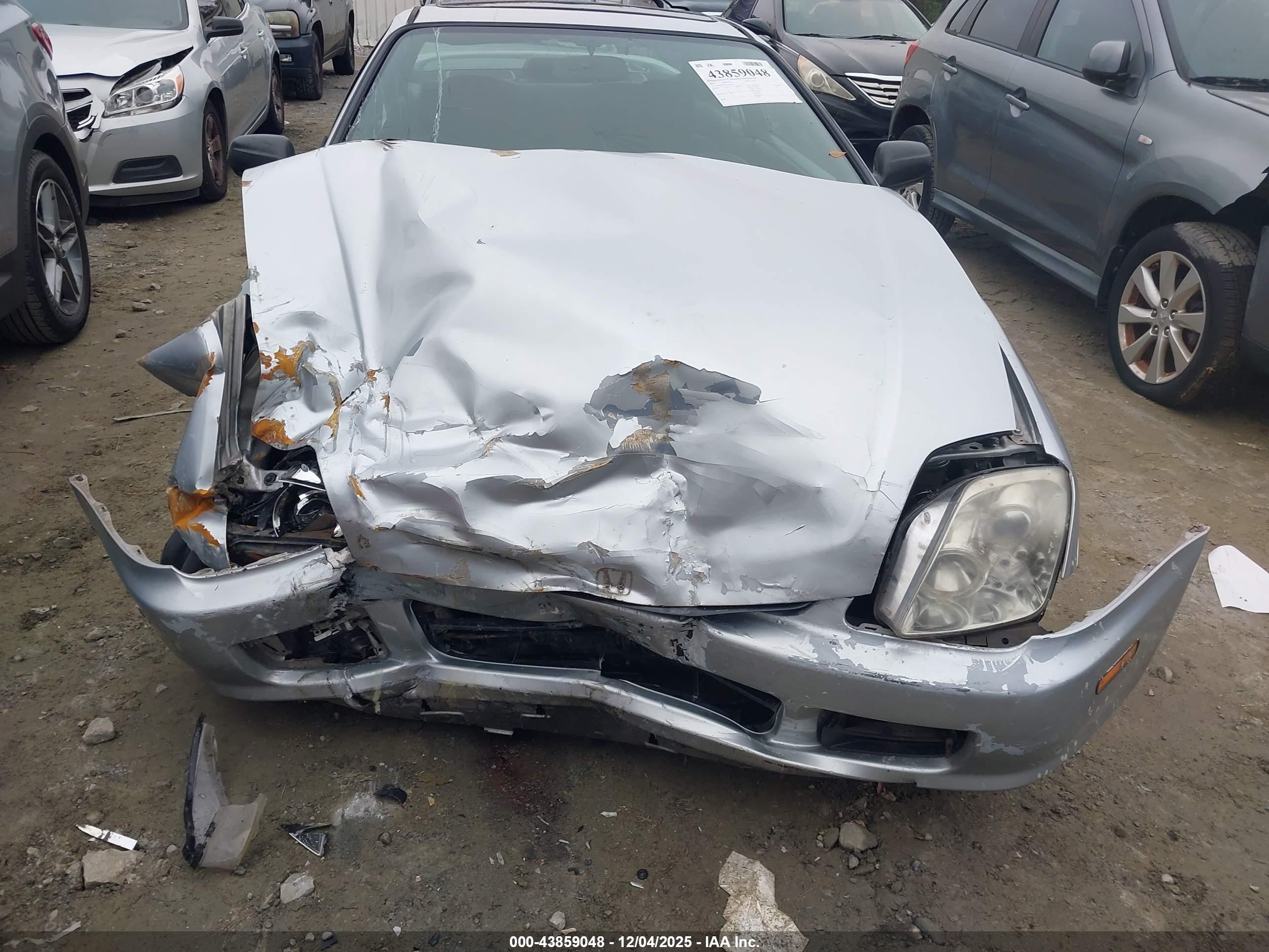 2001 Honda Prelude   Silver vin: JHMBB62411C007754
