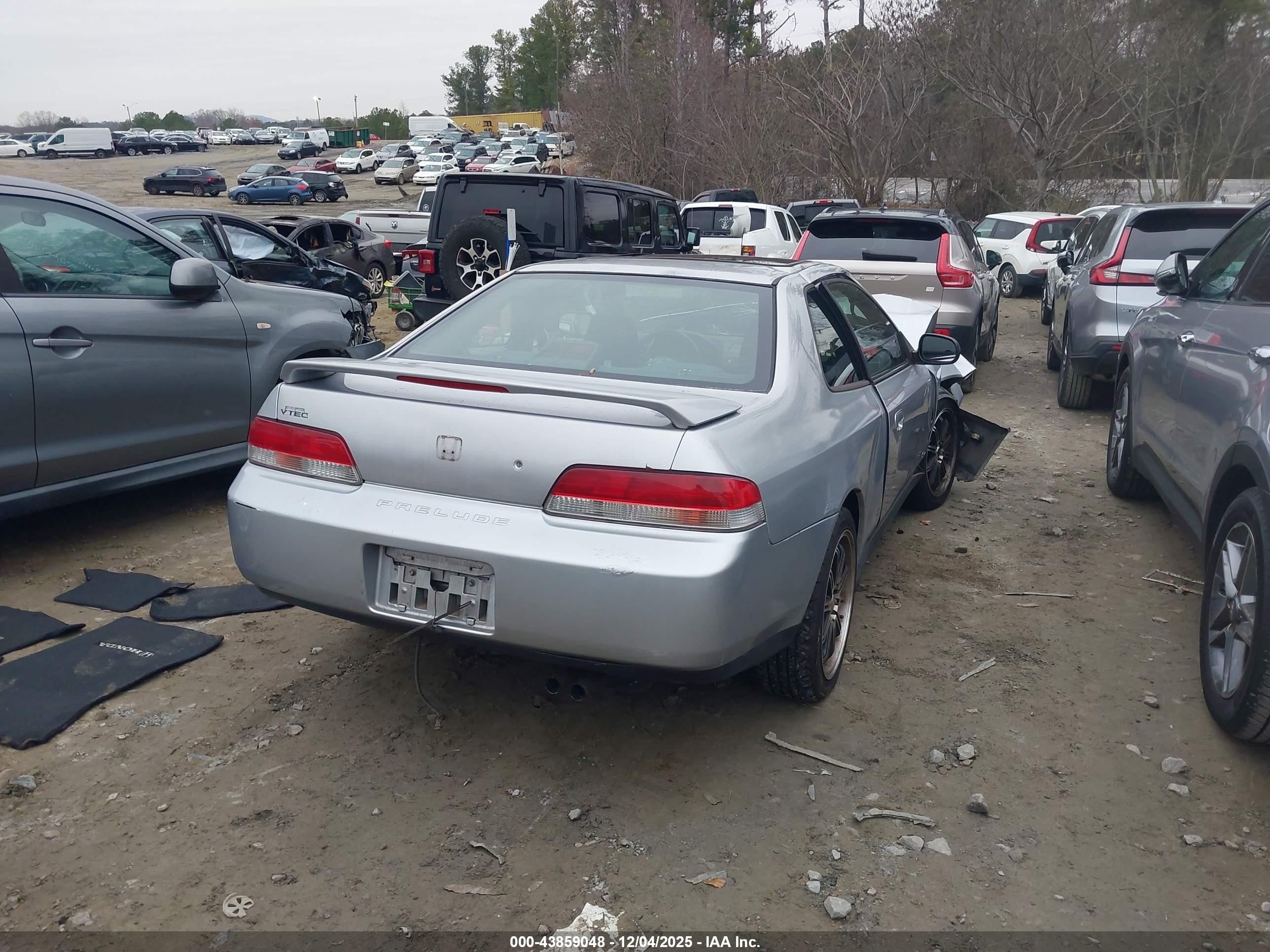 2001 Honda Prelude   Silver vin: JHMBB62411C007754