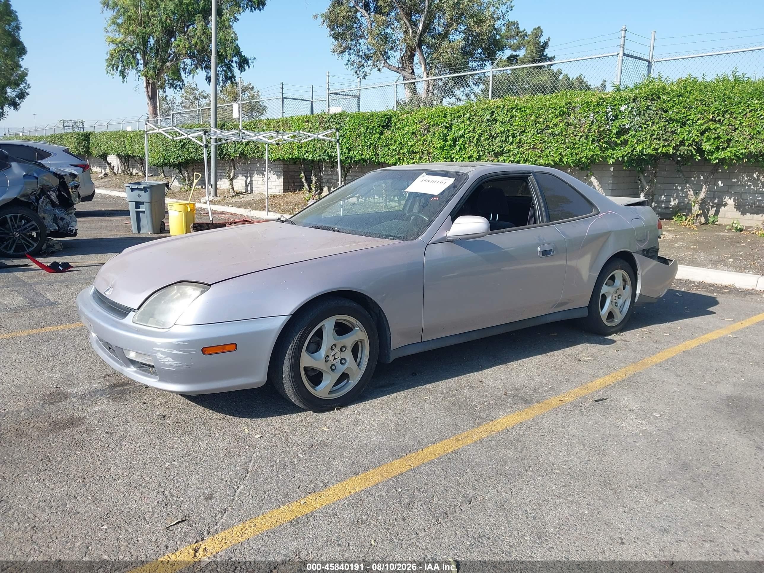 1997 Honda Prelude   Silver vin: JHMBB6241VC016265