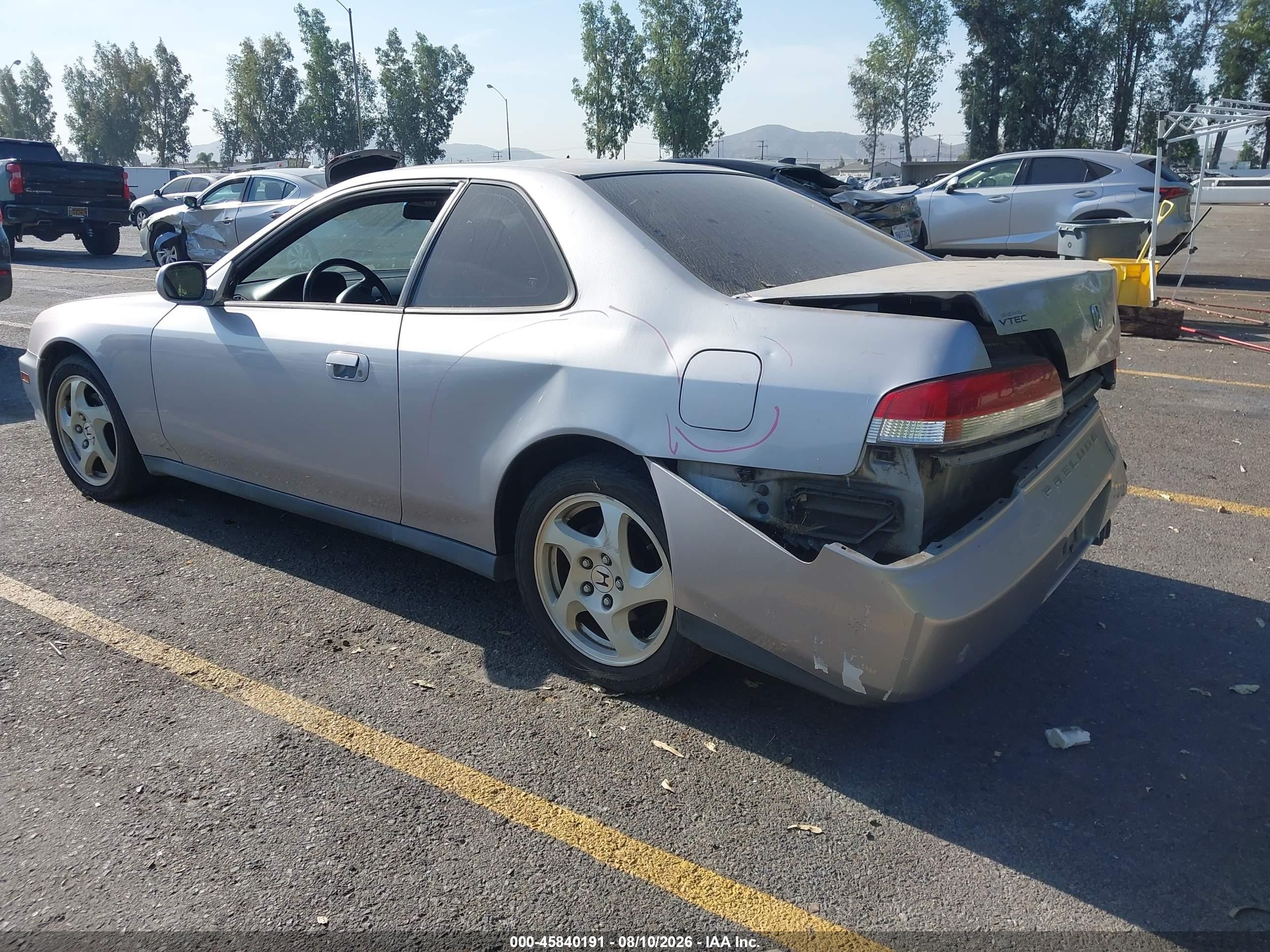 1997 Honda Prelude   Silver vin: JHMBB6241VC016265