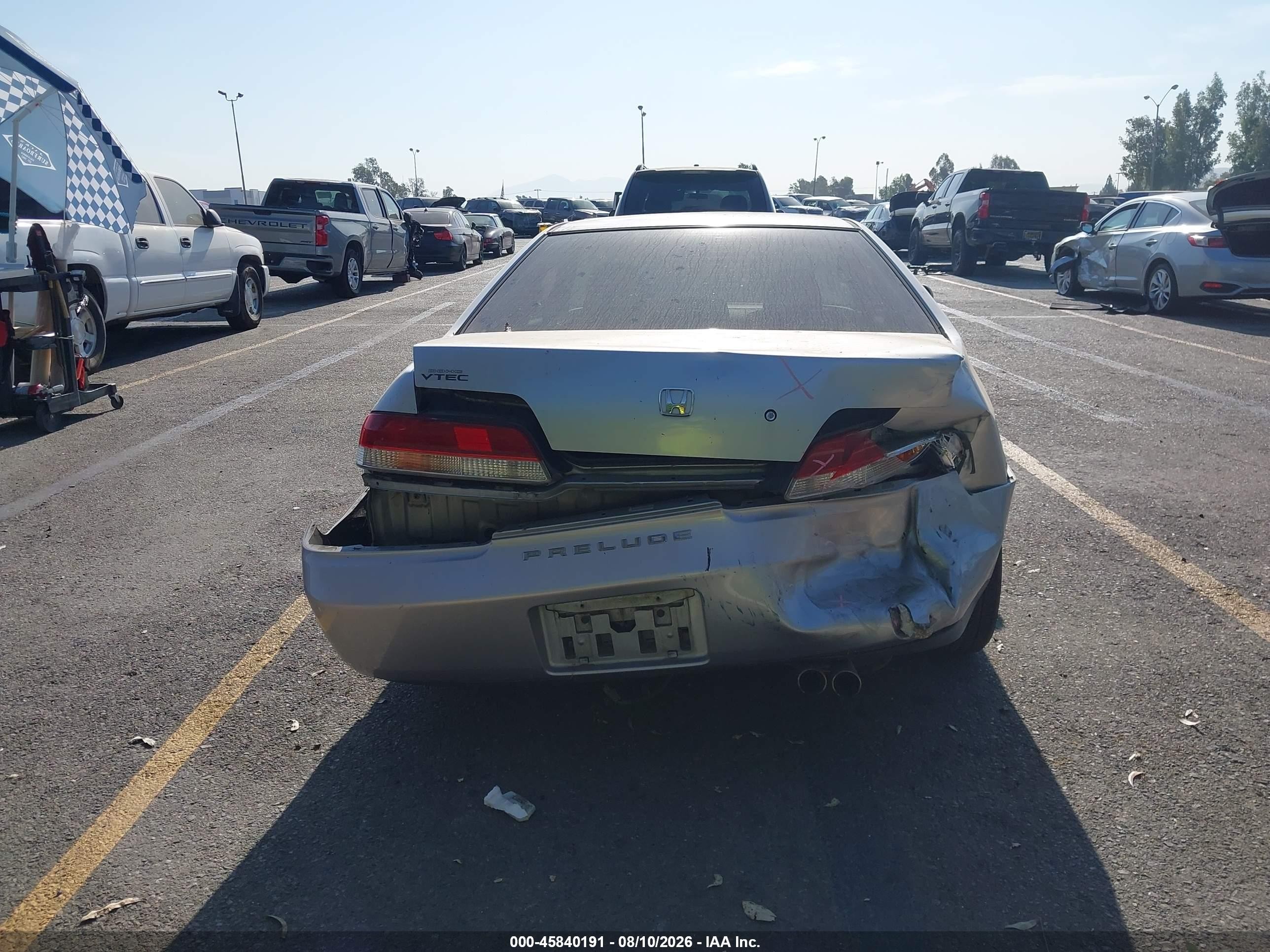 1997 Honda Prelude   Silver vin: JHMBB6241VC016265