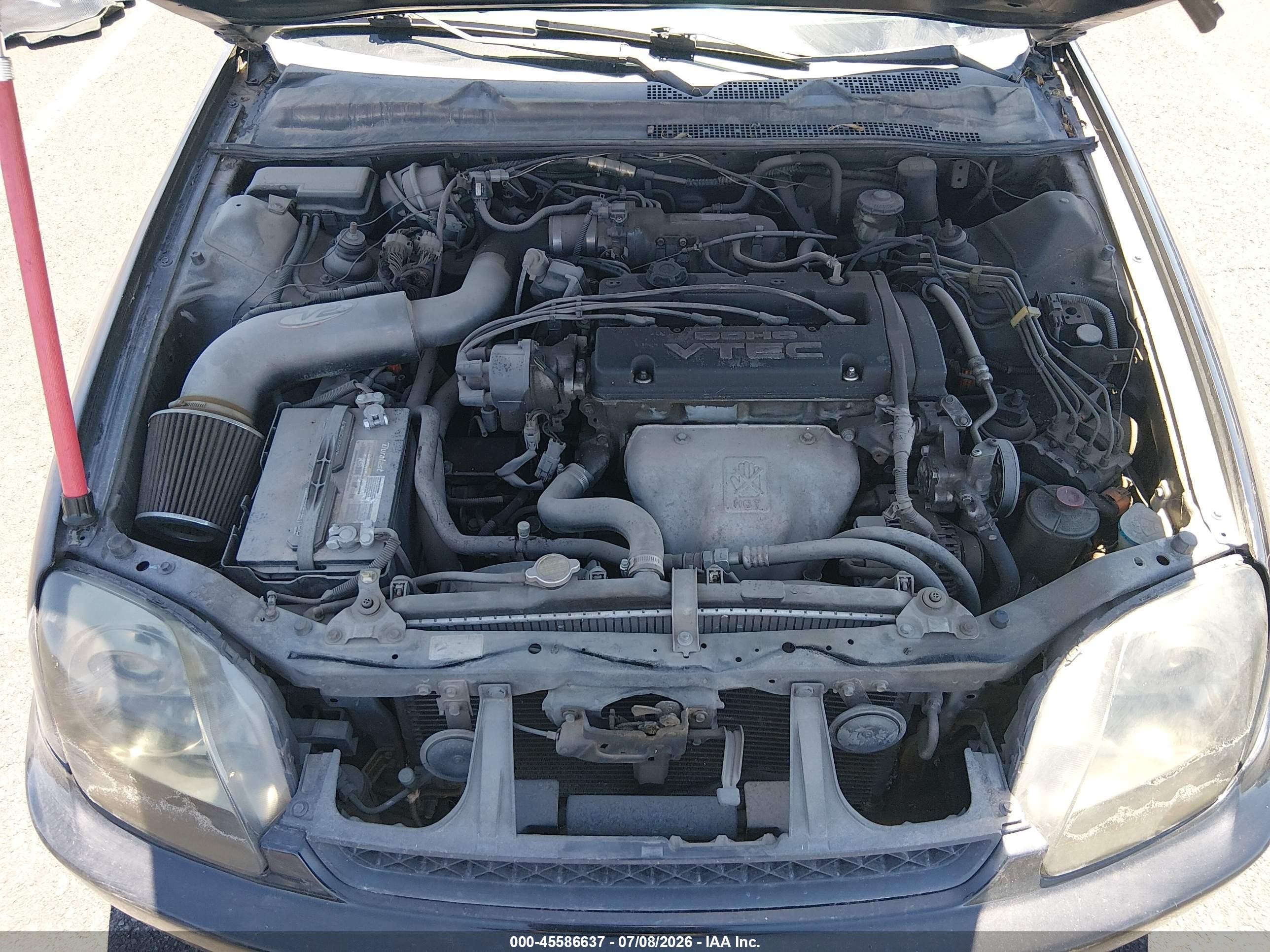 1998 Honda Prelude   Черный vin: JHMBB6241WC003727
