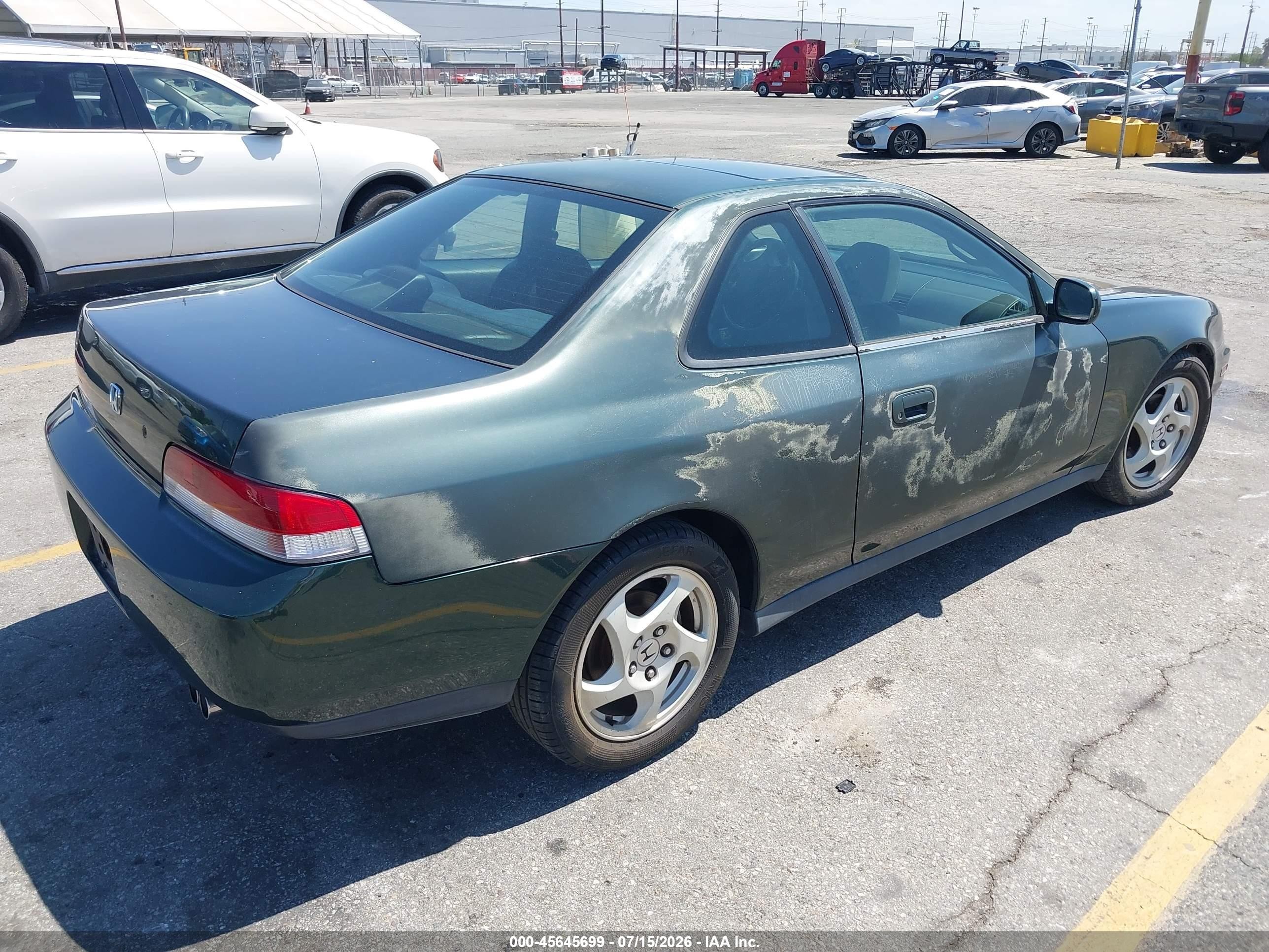 1999 Honda Prelude   Green vin: JHMBB6241XC009402