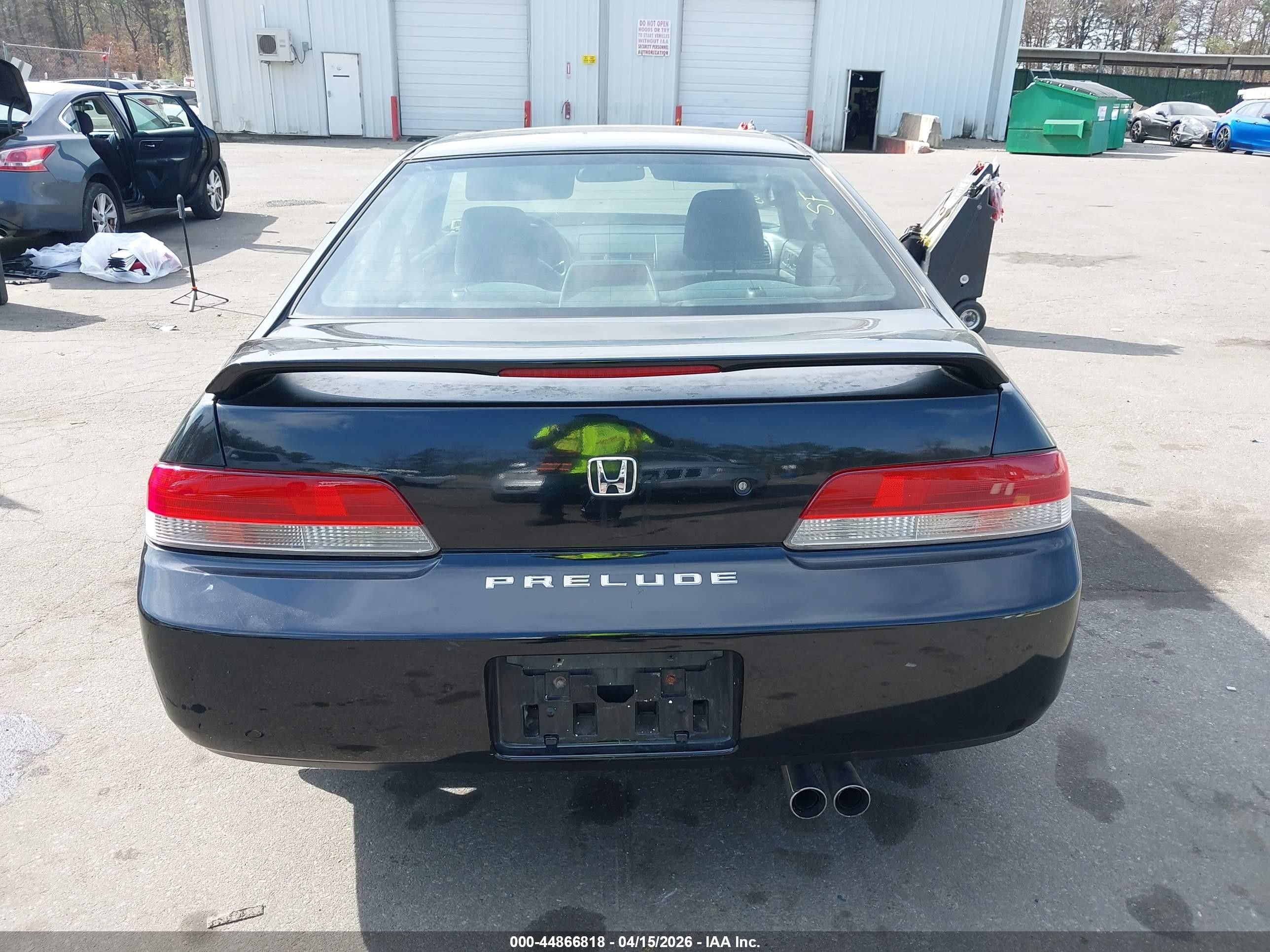 2001 Honda Prelude   Black vin: JHMBB62441C009580
