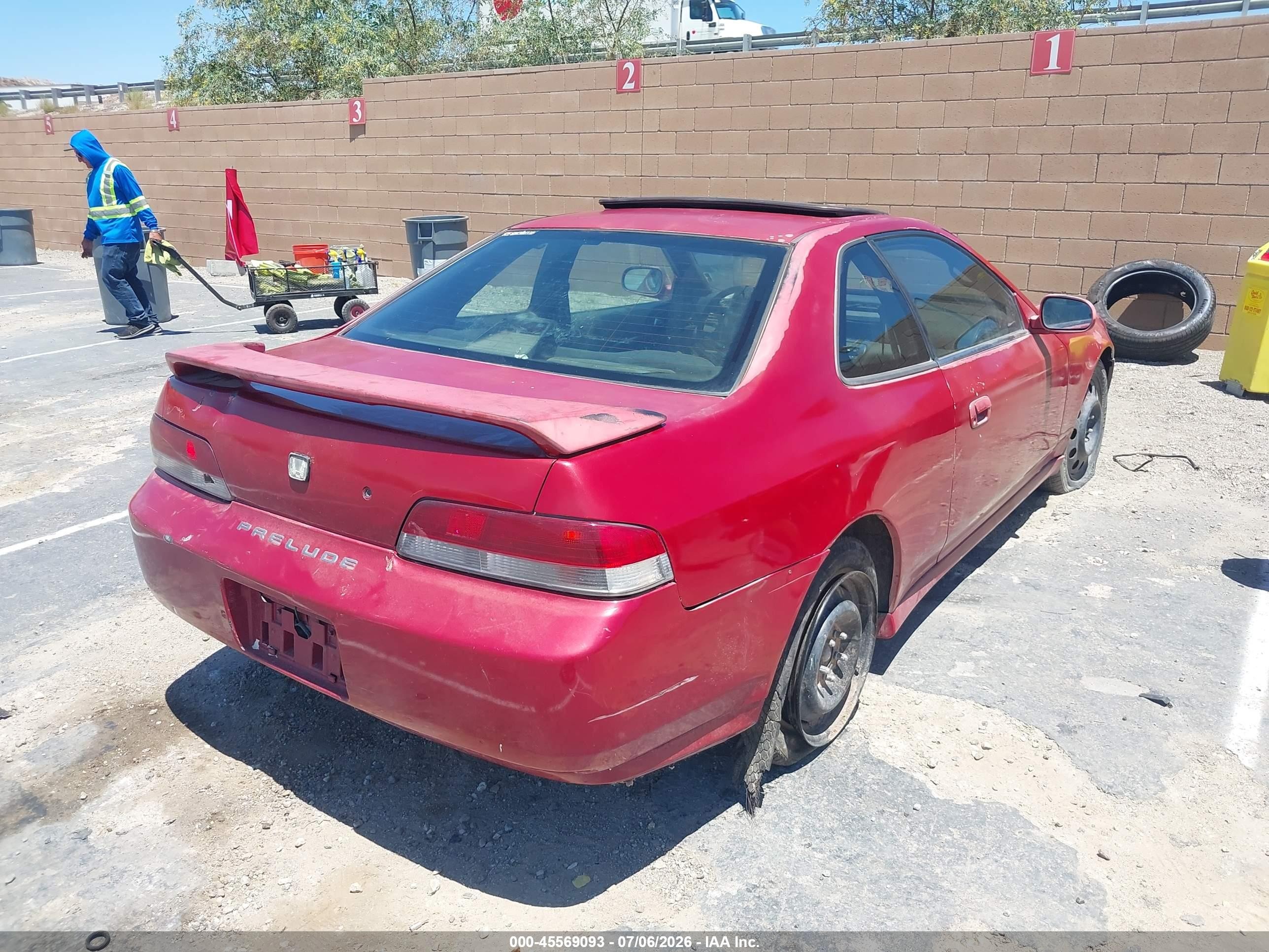 1997 Honda Prelude   Red vin: JHMBB6244VC011058