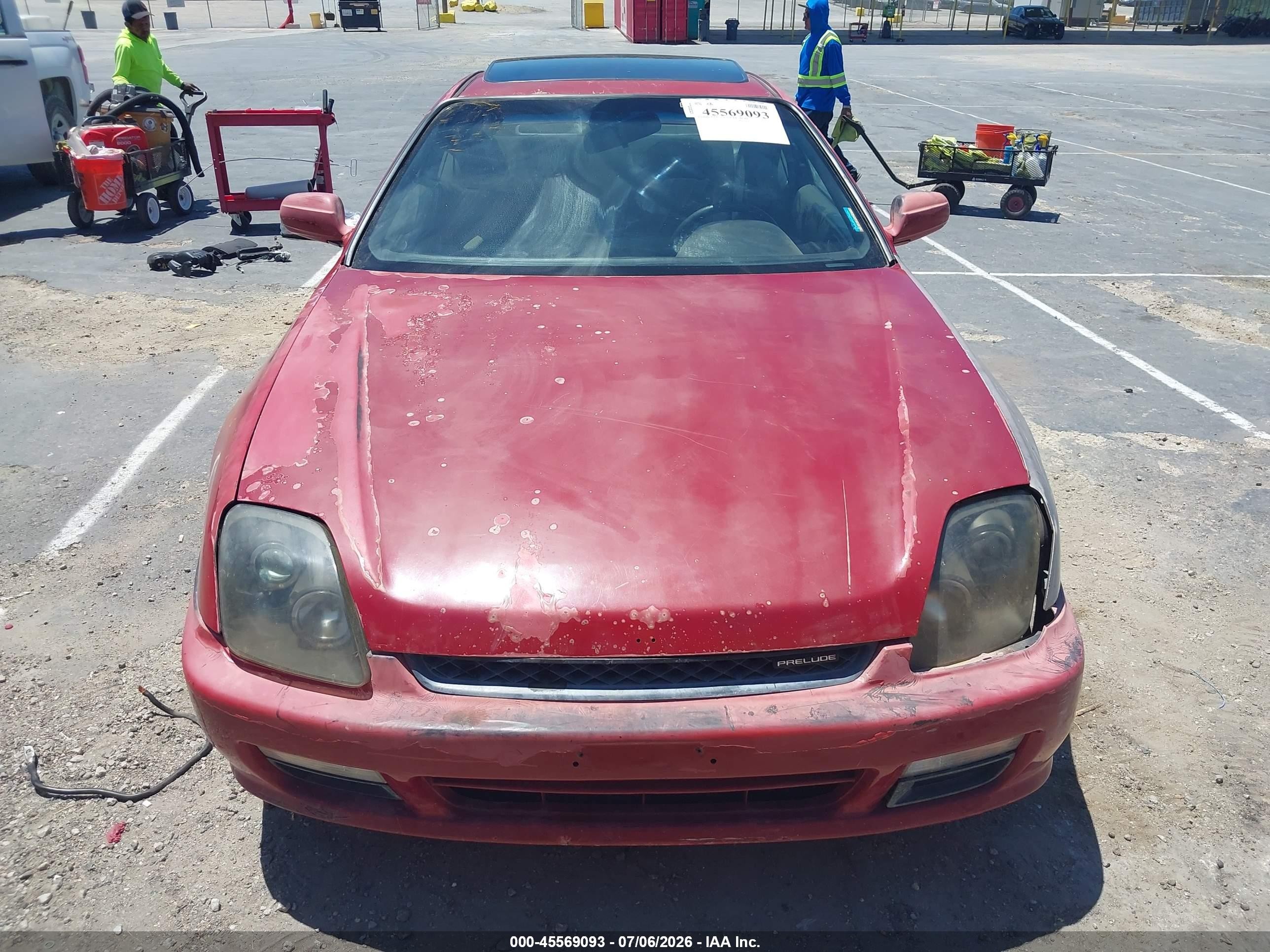 1997 Honda Prelude   Red vin: JHMBB6244VC011058