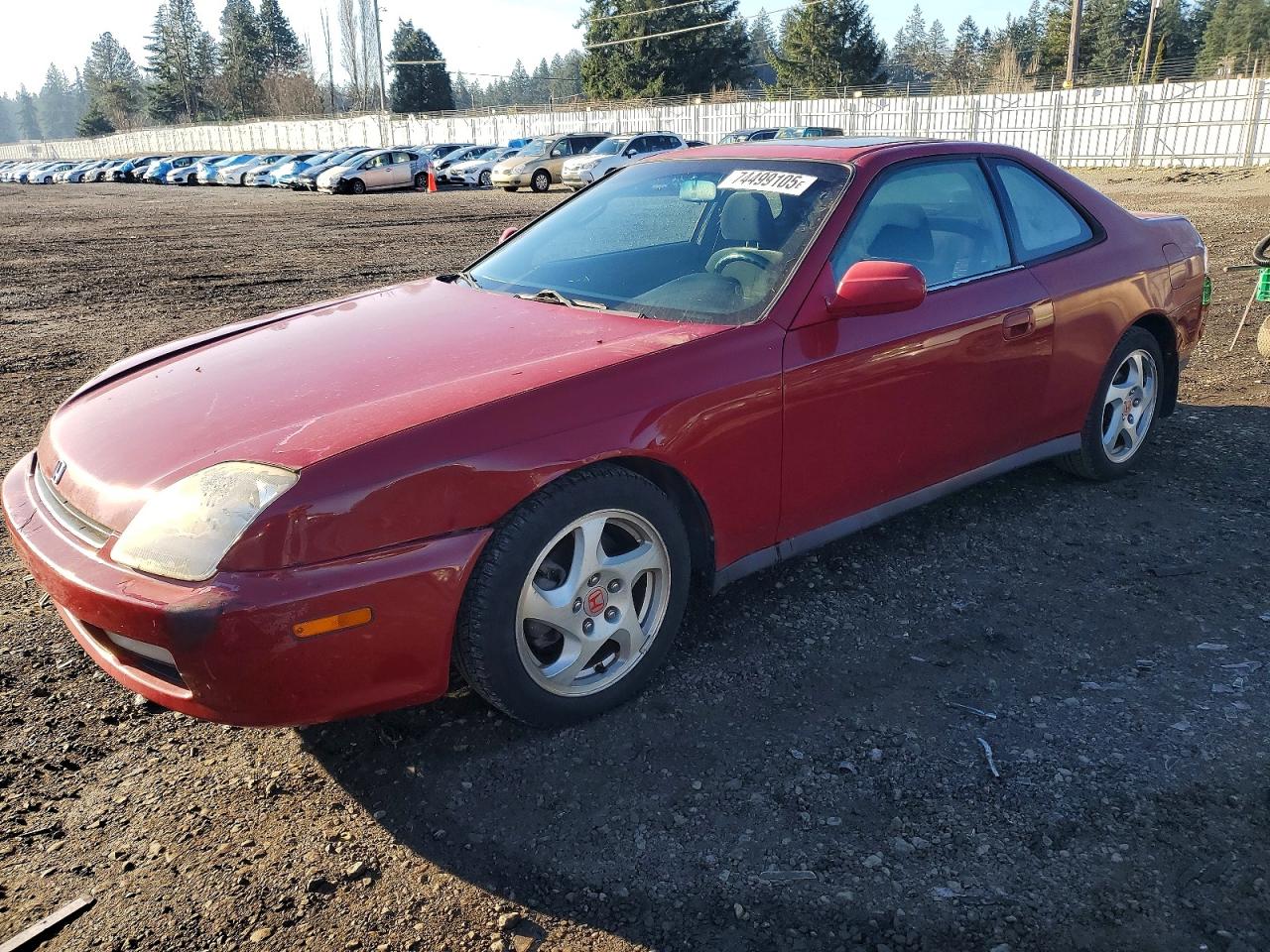 1997 Honda Prelude Red vin: JHMBB6244VC015126