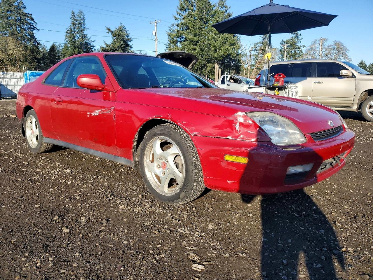 1997 Honda Prelude Red vin: JHMBB6244VC015126