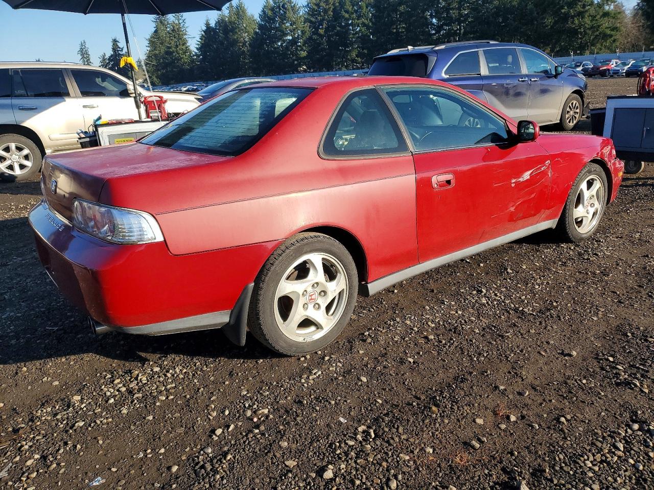 1997 Honda Prelude Red vin: JHMBB6244VC015126