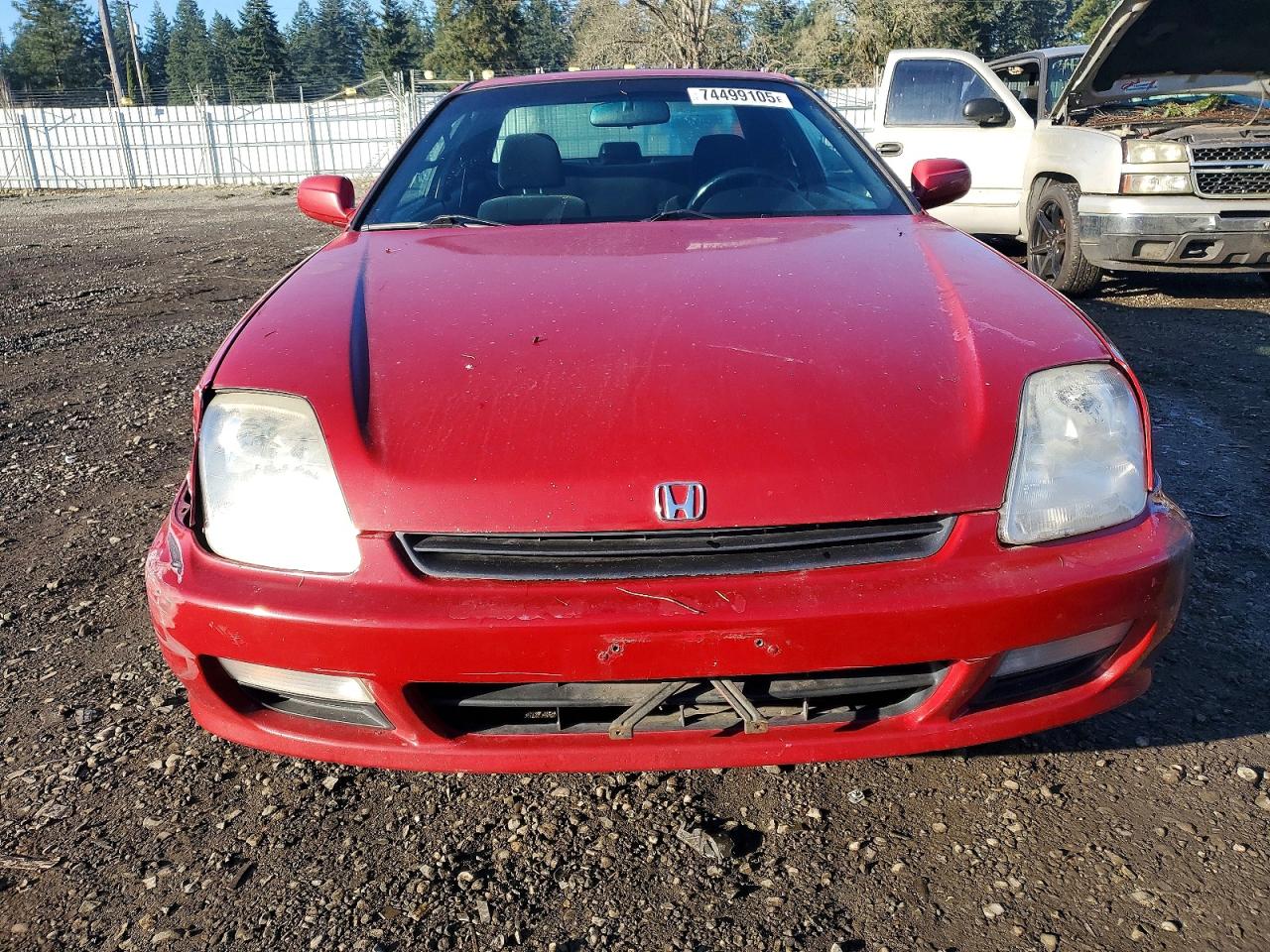 1997 Honda Prelude Red vin: JHMBB6244VC015126