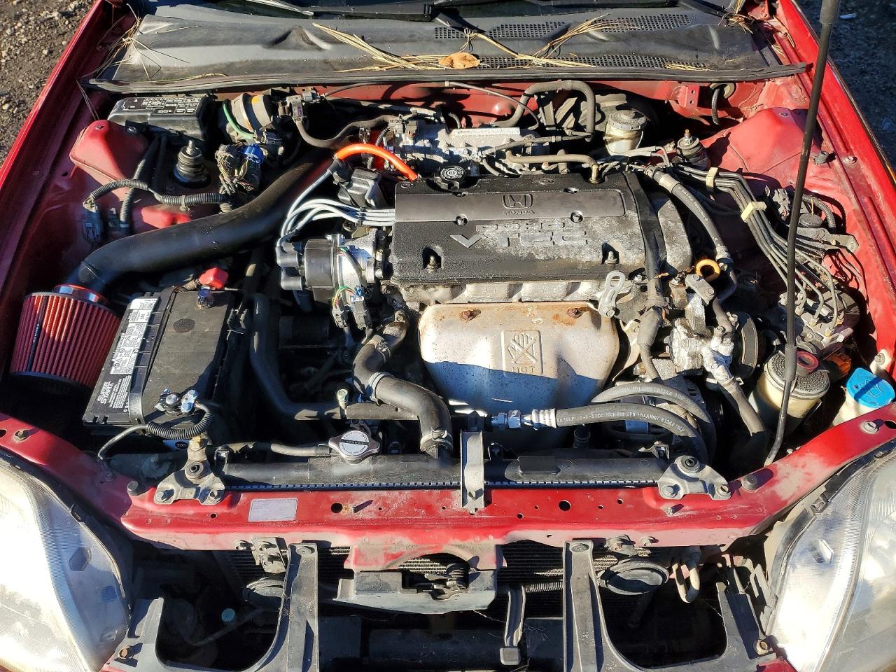 1997 Honda Prelude Red vin: JHMBB6244VC015126