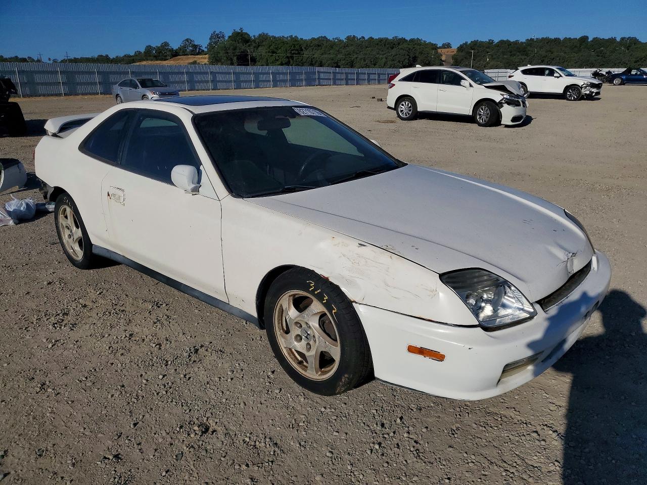 1998 Honda Prelude Белый vin: JHMBB6244WC001602