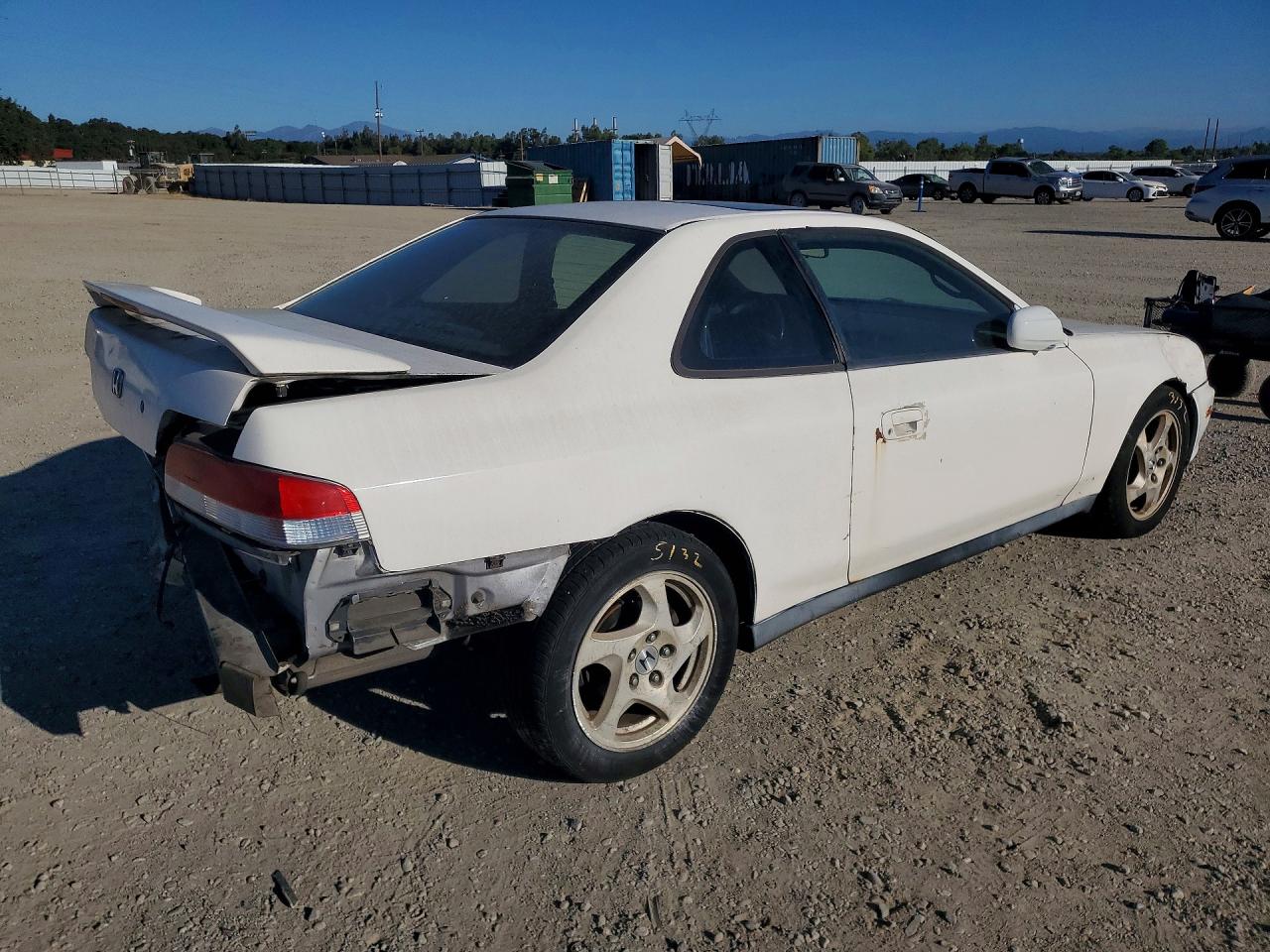 1998 Honda Prelude Белый vin: JHMBB6244WC001602
