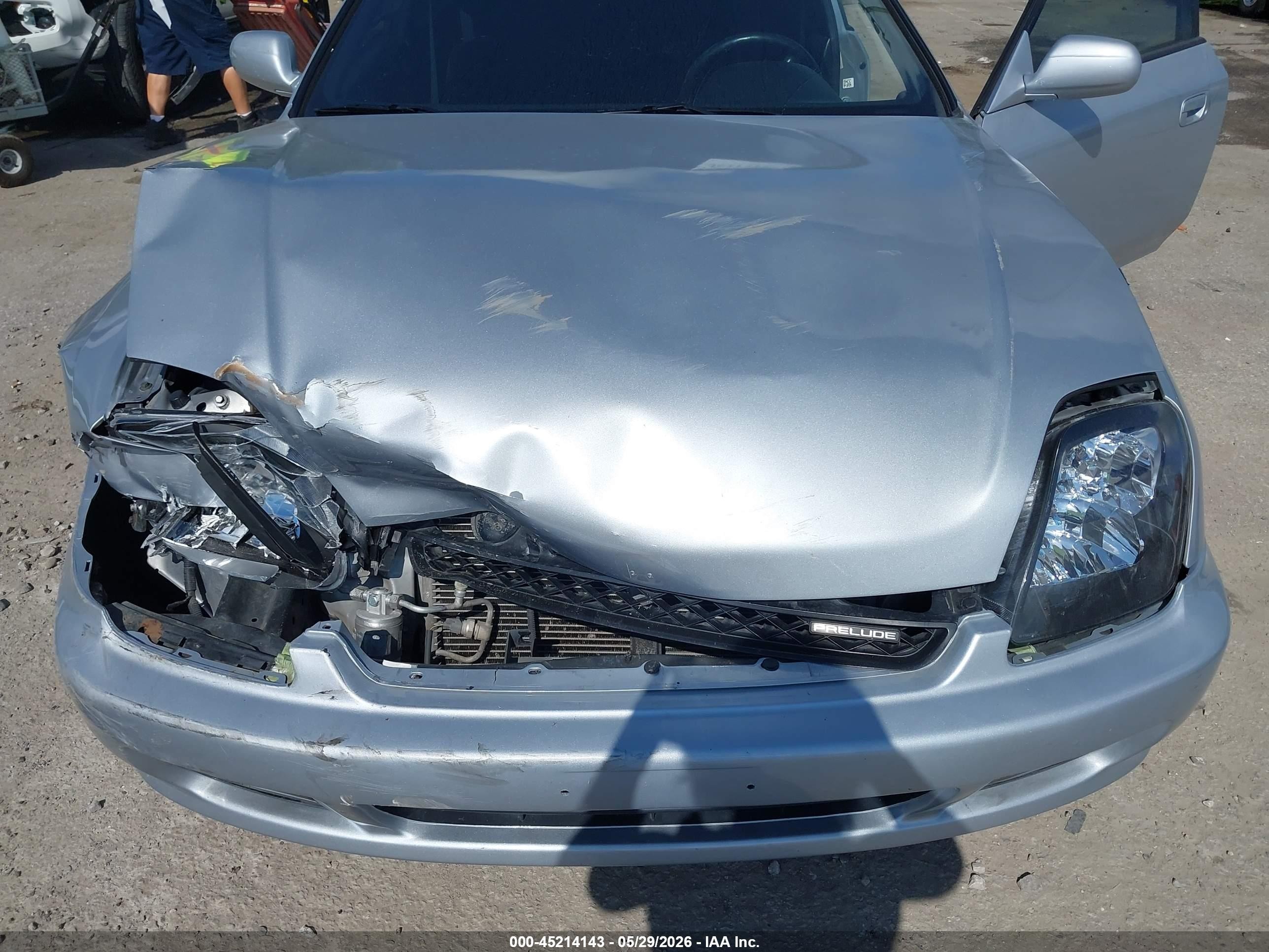 2001 Honda Prelude   Silver vin: JHMBB62451C011063